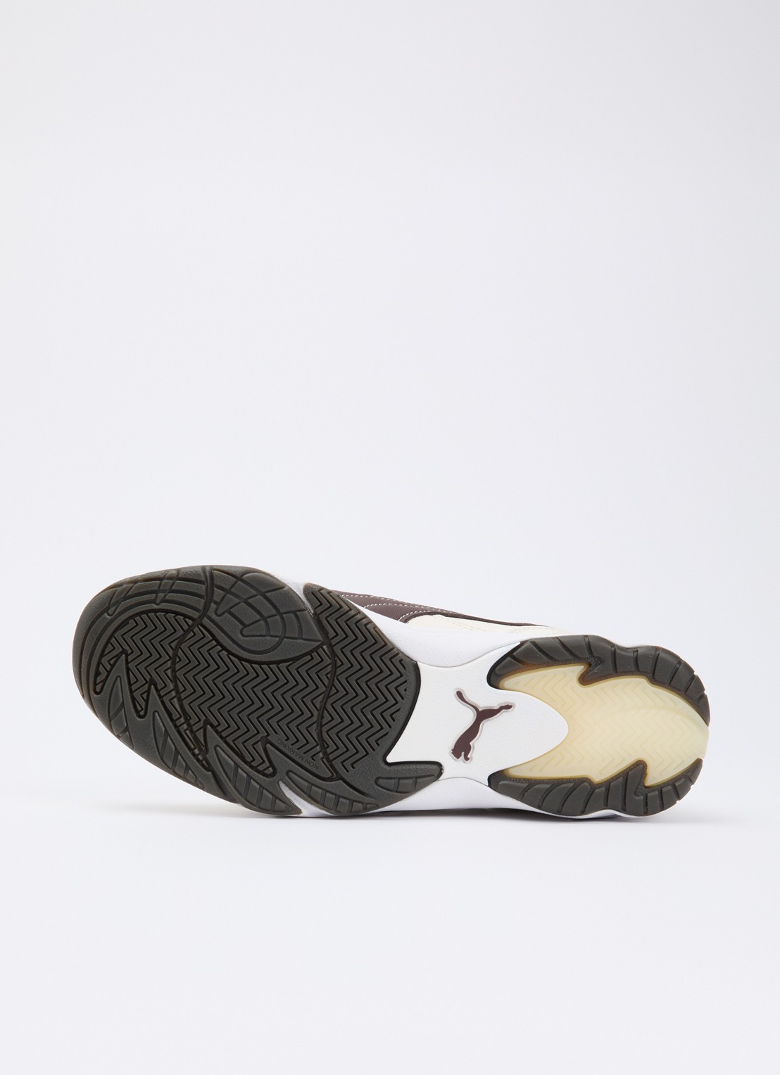 Puma King Indoor sneaker van leer - detail 5 creme