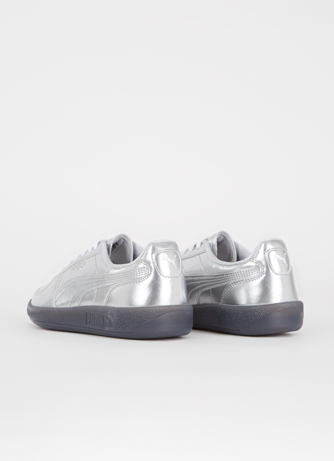 Puma Palermo Astro Escape sneaker met metallic finish - achterkant 5 zilver
