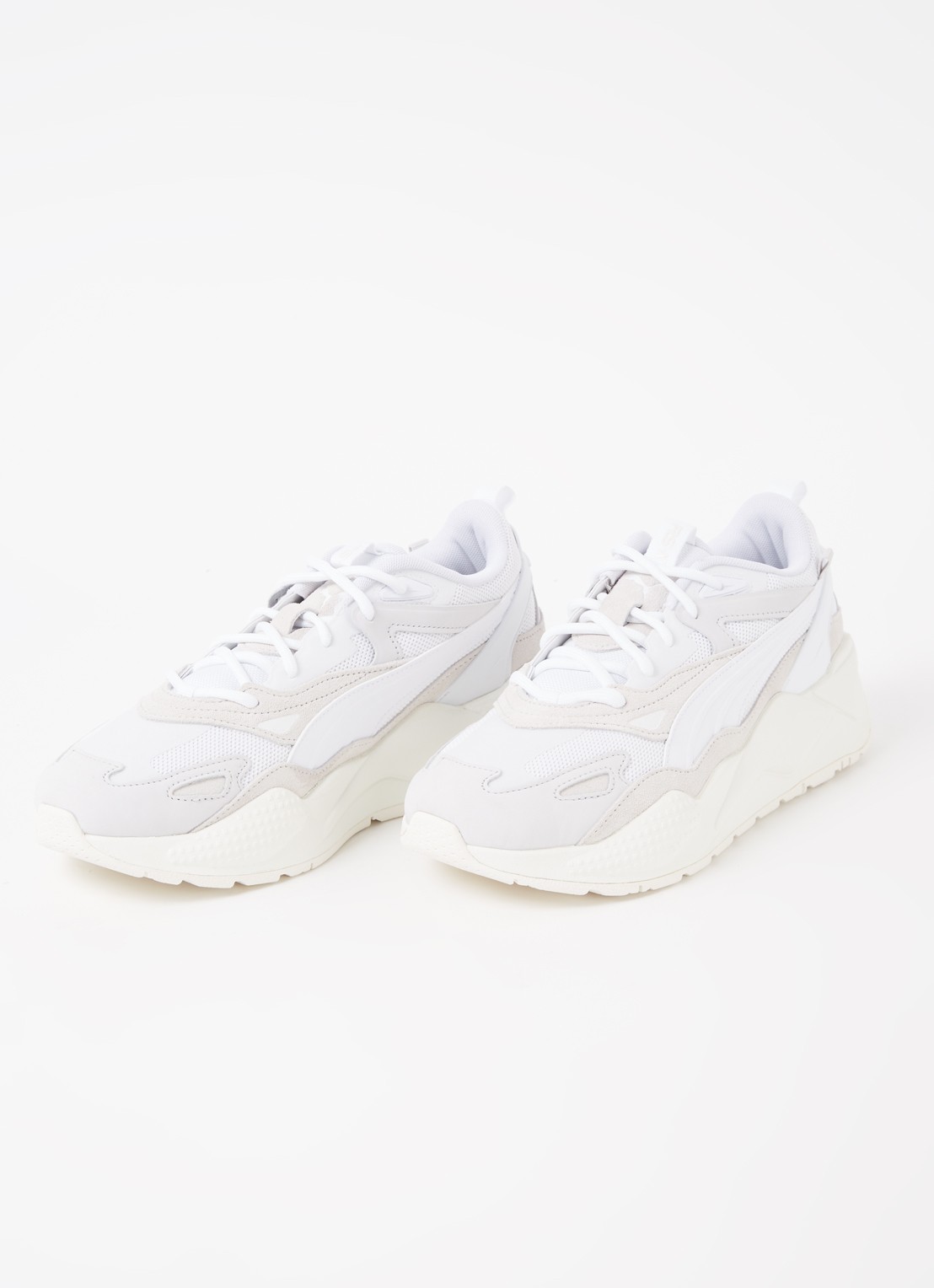Puma RS-X Efekt sneaker met details van leer en nubuck - detail 5 wit