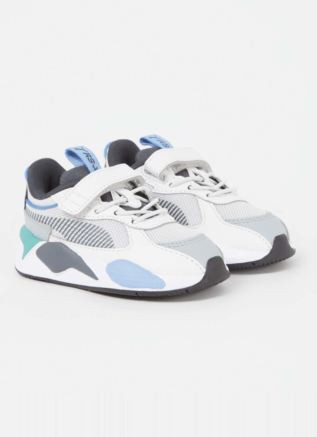 Puma RS-X sneaker met mesh details - voorkant 3 lichtgrijs