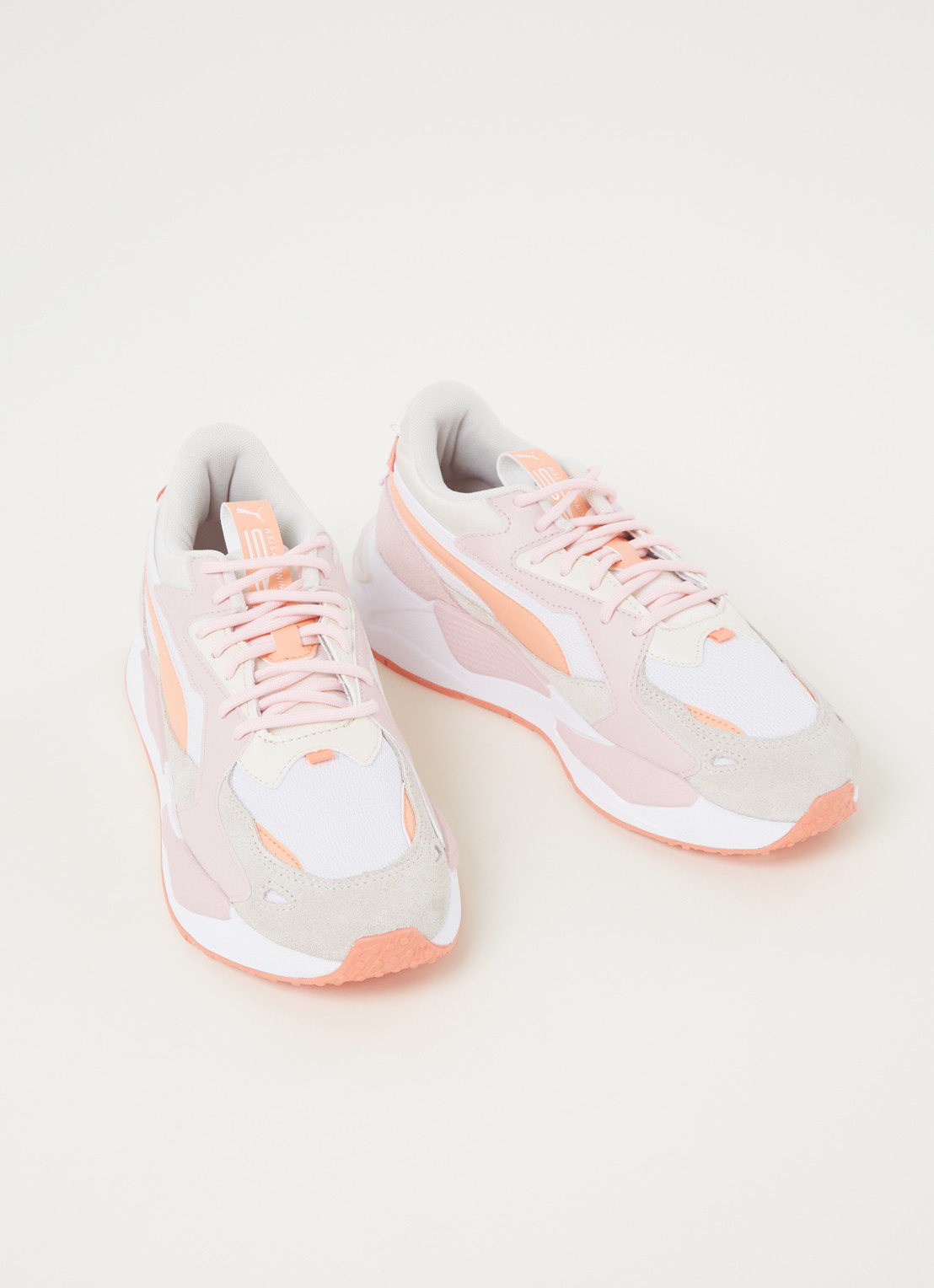 Puma Rs-Z sneaker met suède details - detail lichtroze