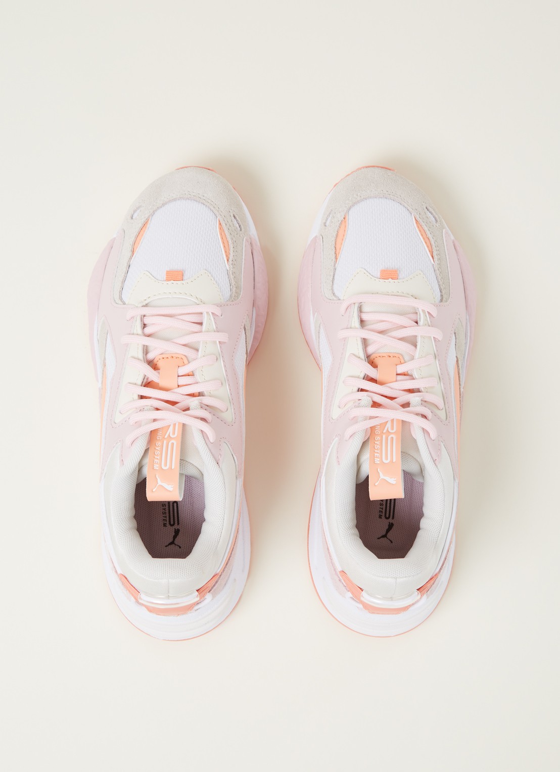 Puma Rs-Z sneaker met suède details - detail 3 lichtroze