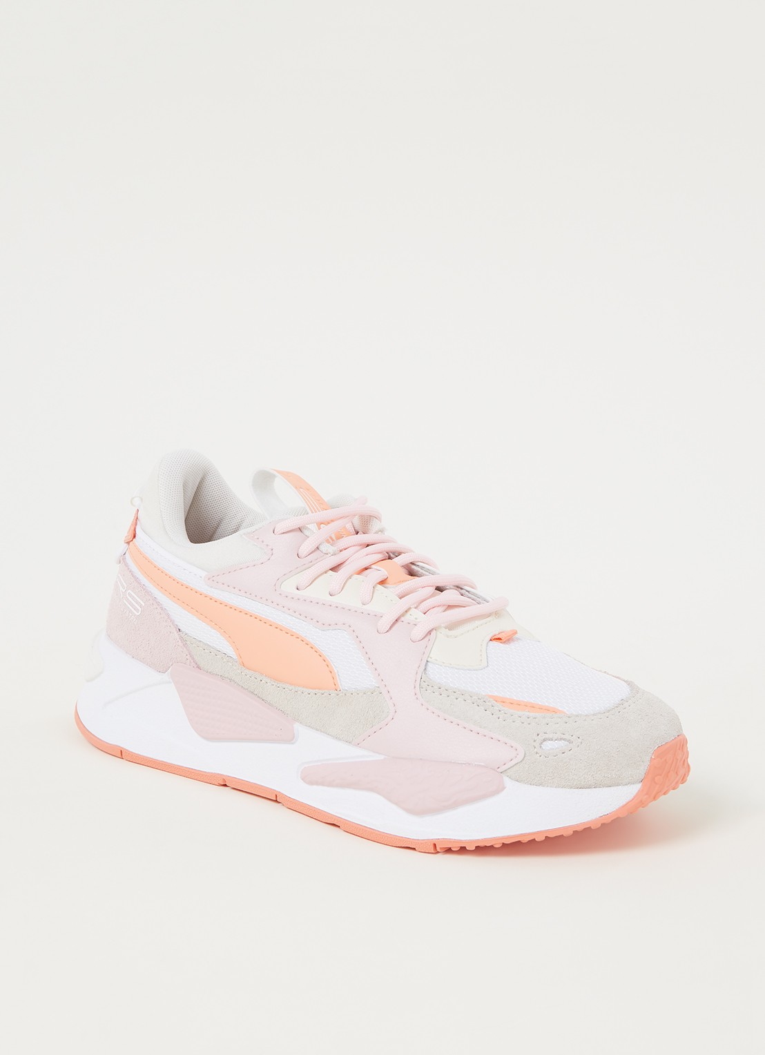 Puma Rs-Z sneaker met suède details - voorkant 5 lichtroze