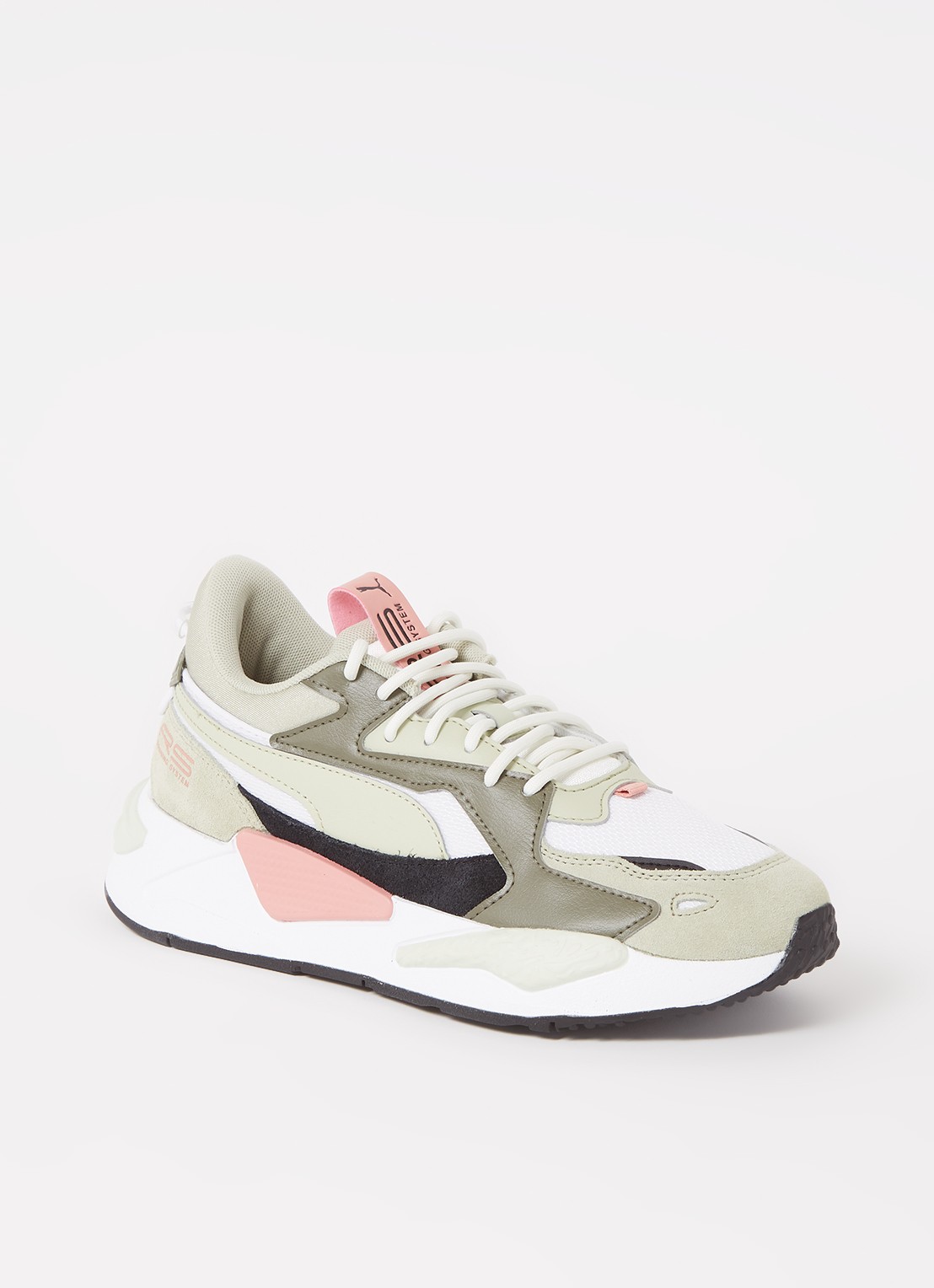 Puma Rs-Z sneaker met suède details - voorkant lichtgroen
