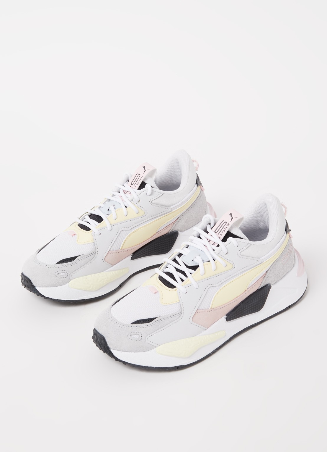 Puma Rs-Z sneaker met suède details - detail 2 lichtblauw