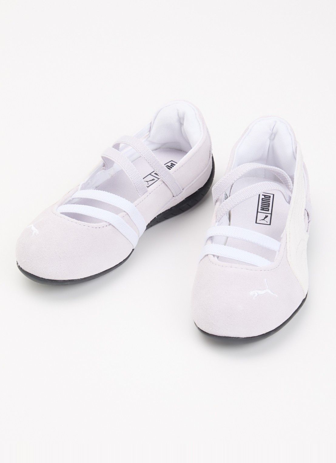 Puma Speedcat ballerina van suède - voorkant 3 lavendel
