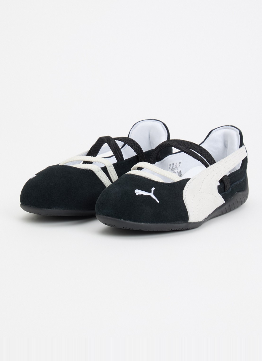 Puma Speedcat ballerina van suède - voorkant 4 zwart