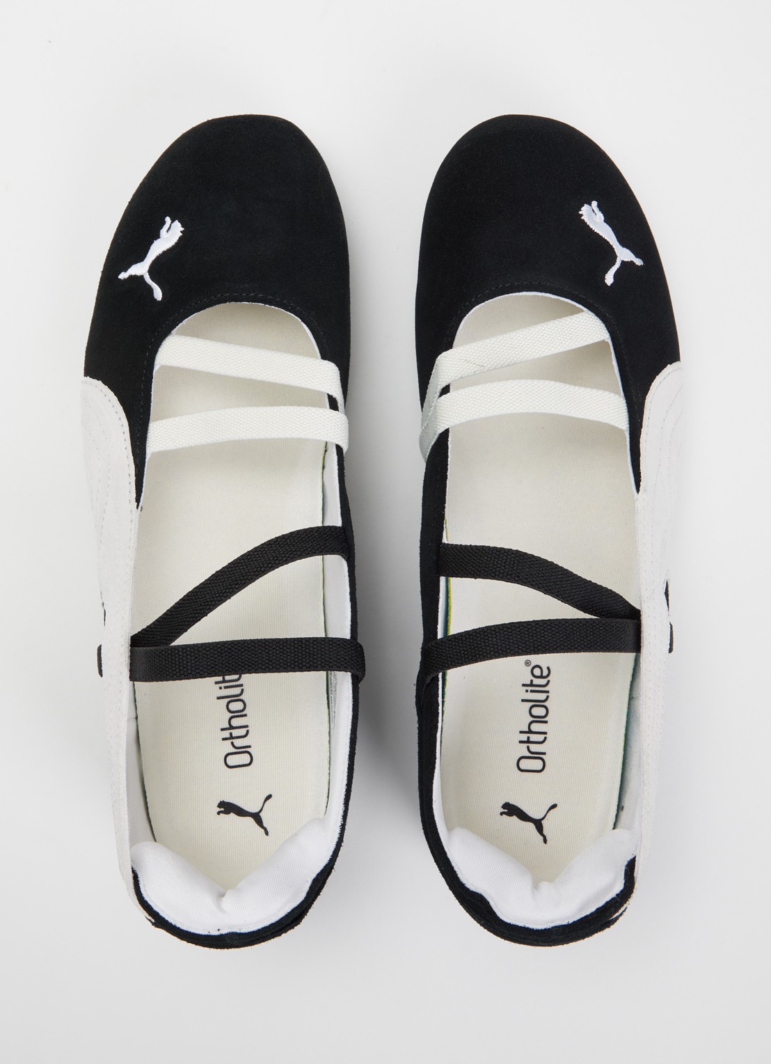Puma Speedcat ballerina van suède - detail 3 zwart