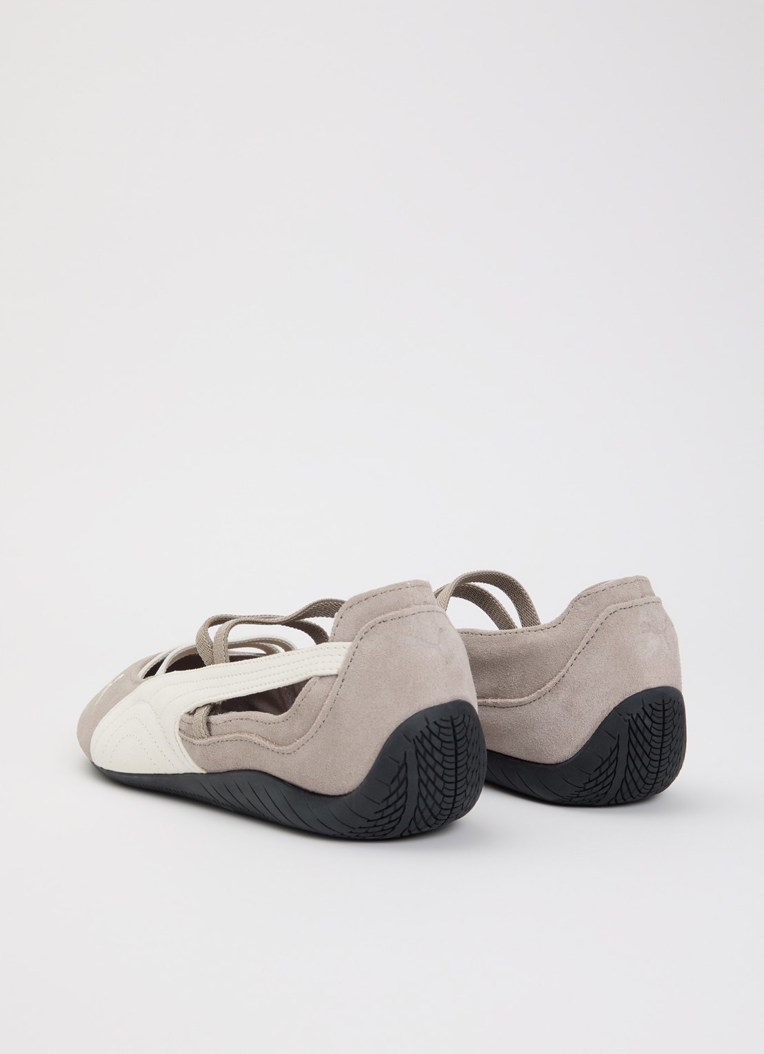 Puma Speedcat ballerina van suède - achterkant 4 grijs