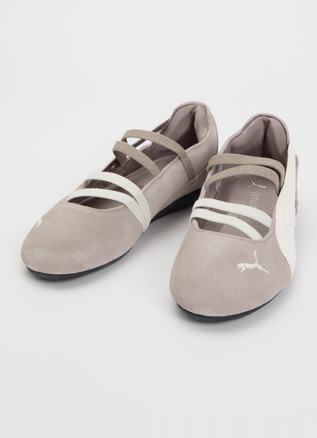 Puma Speedcat ballerina van suède - detail grijs