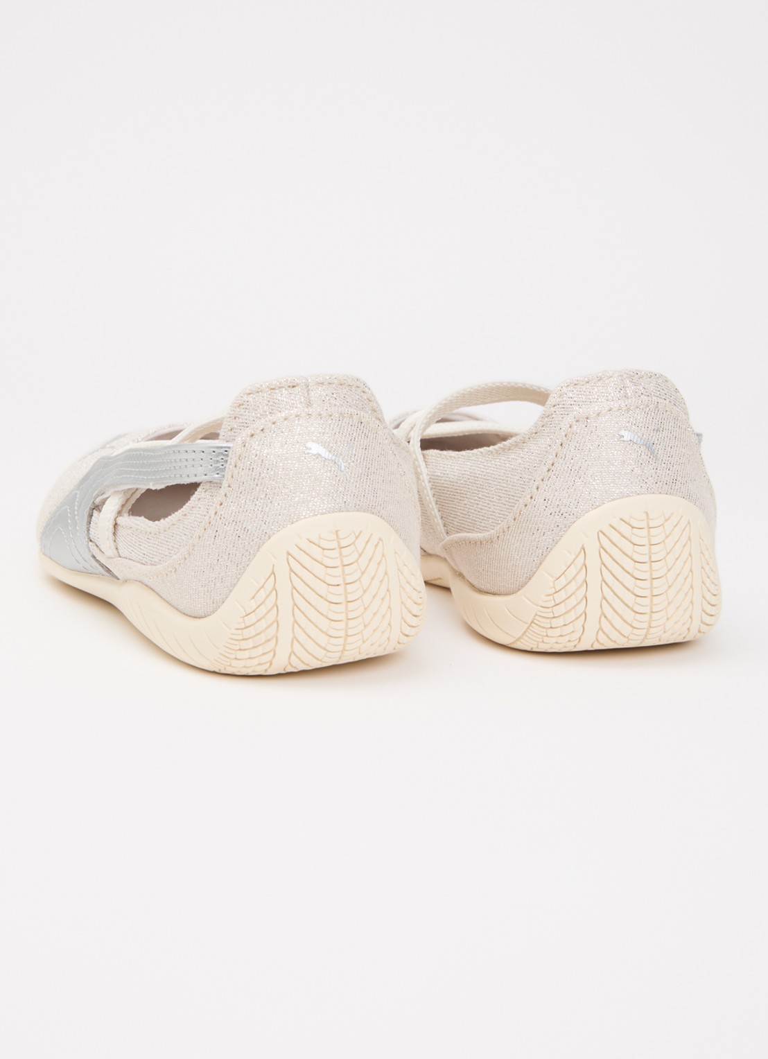 Puma Speedcat Ballet ballerina met lurex - achterkant 3 beige