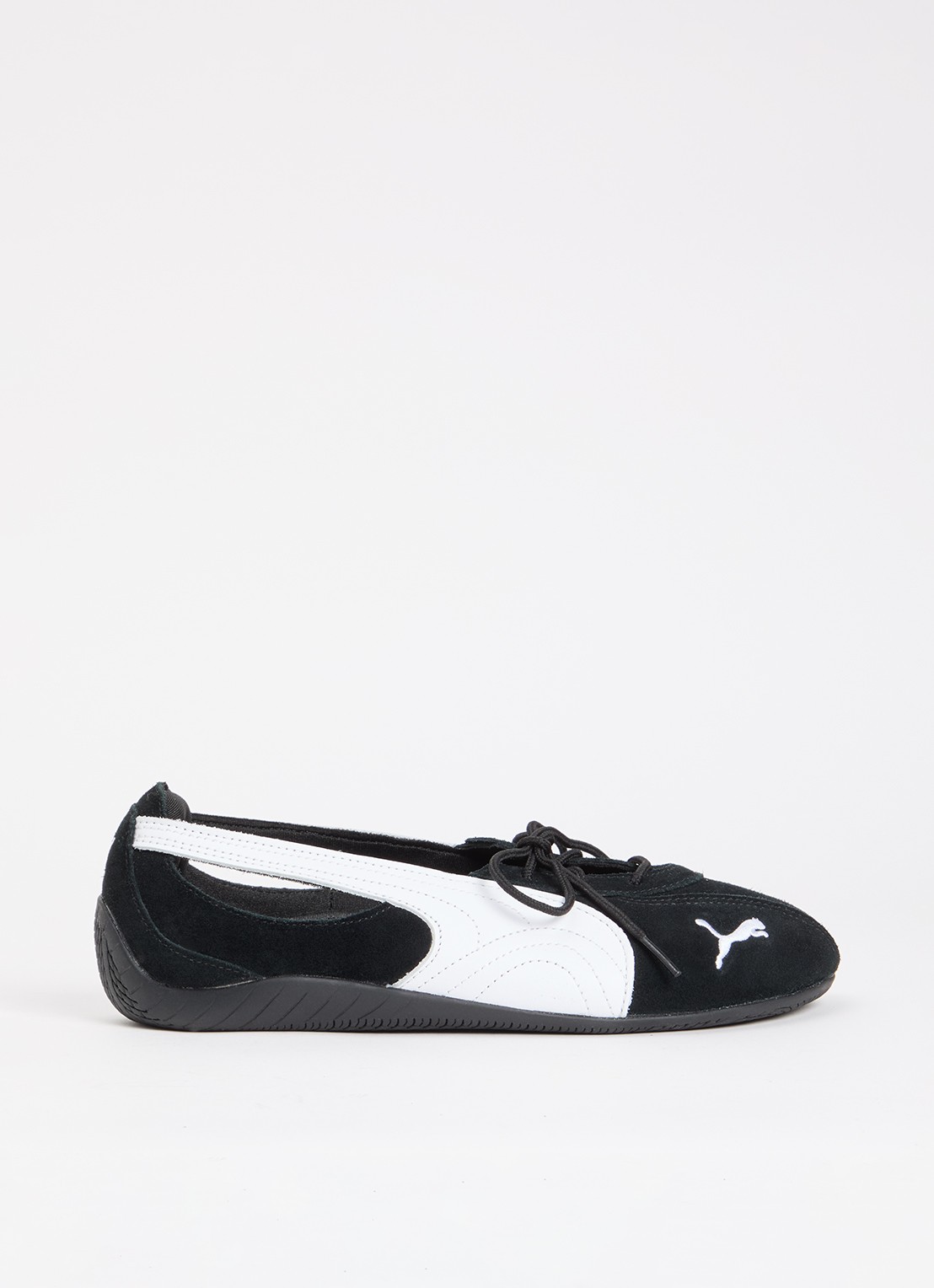 Puma Speedcat Ballet Nova ballerina van suède - voorkant 2 zwart