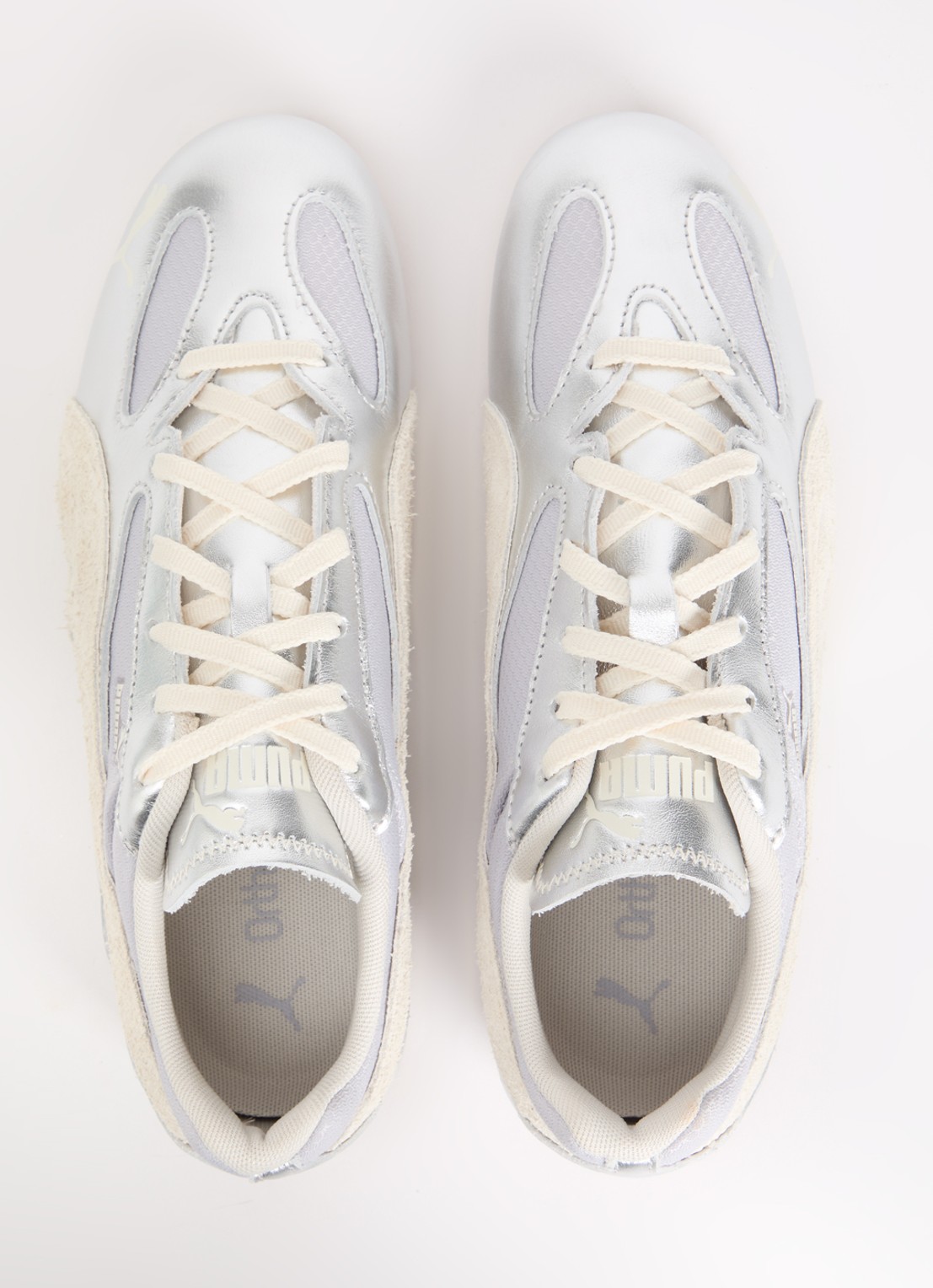 Puma Speedcat Lou sneaker met metallix finish - detail 4 zilver