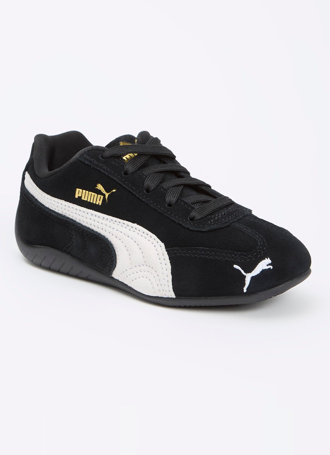 Puma Speedcat OG sneaker van suède - voorkant zwart