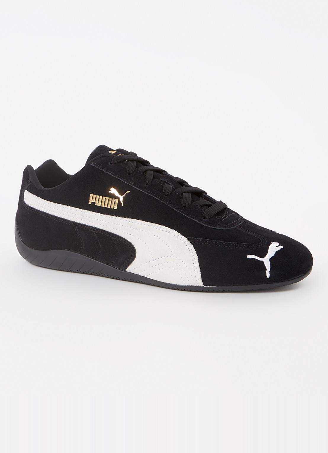 Puma Speedcat OG sneaker van suède - voorkant 5 zwart