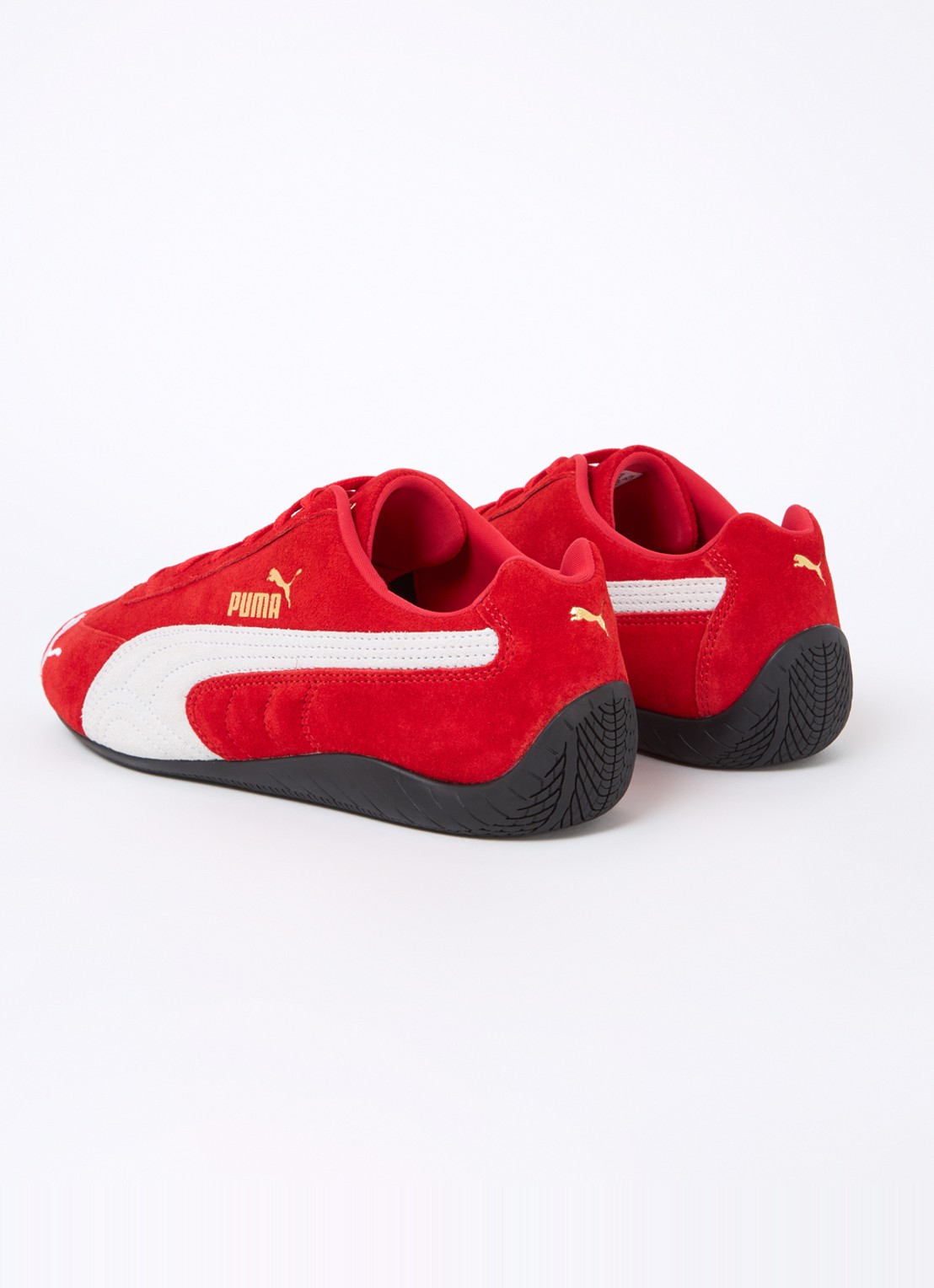 Puma Speedcat OG sneaker van suède - achterkant 5 rood