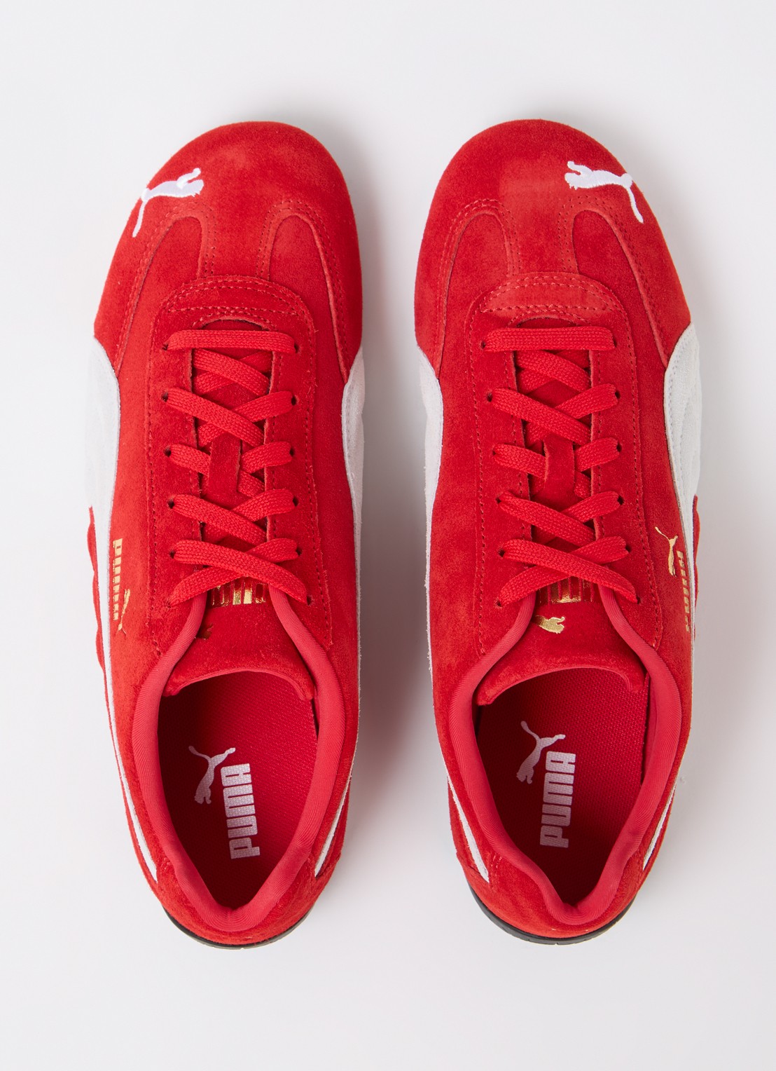 Puma Speedcat OG sneaker van suède - detail 2 rood