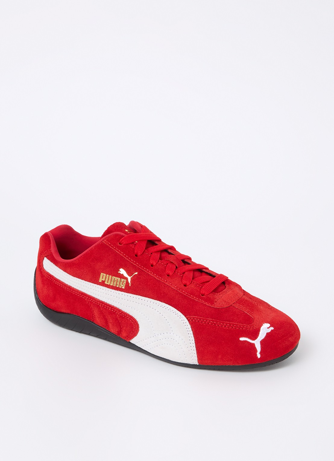 Puma Speedcat OG sneaker van suède - voorkant 4 rood