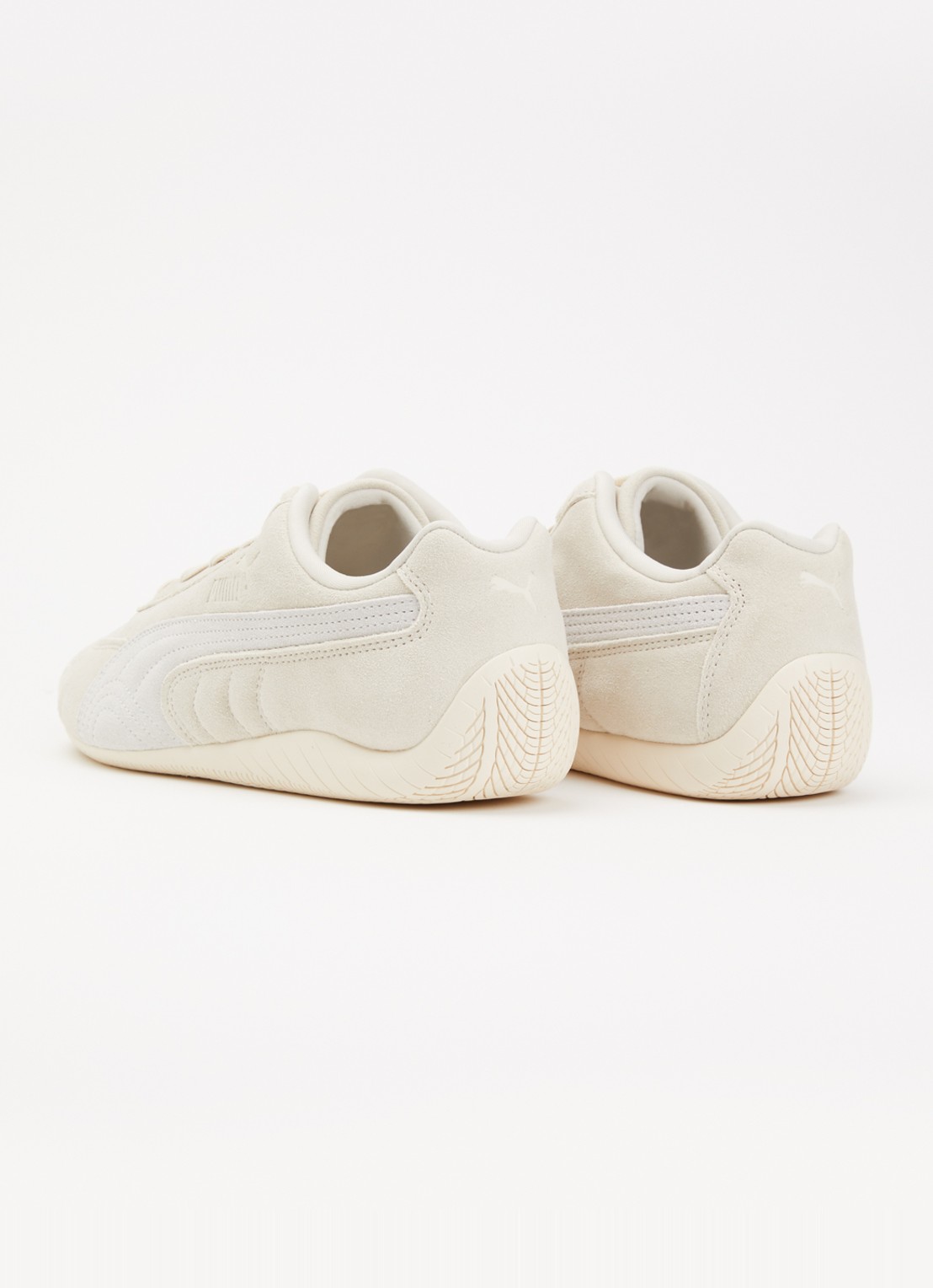 Puma Speedcat OG sneaker van suède - achterkant 4 creme