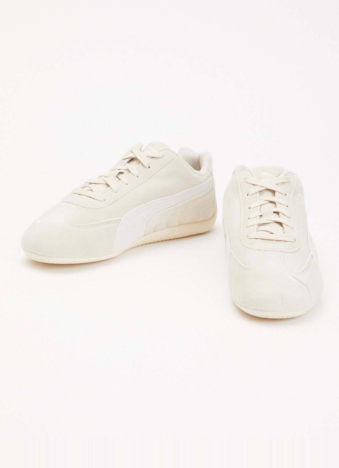 Puma Speedcat OG sneaker van suède - detail creme