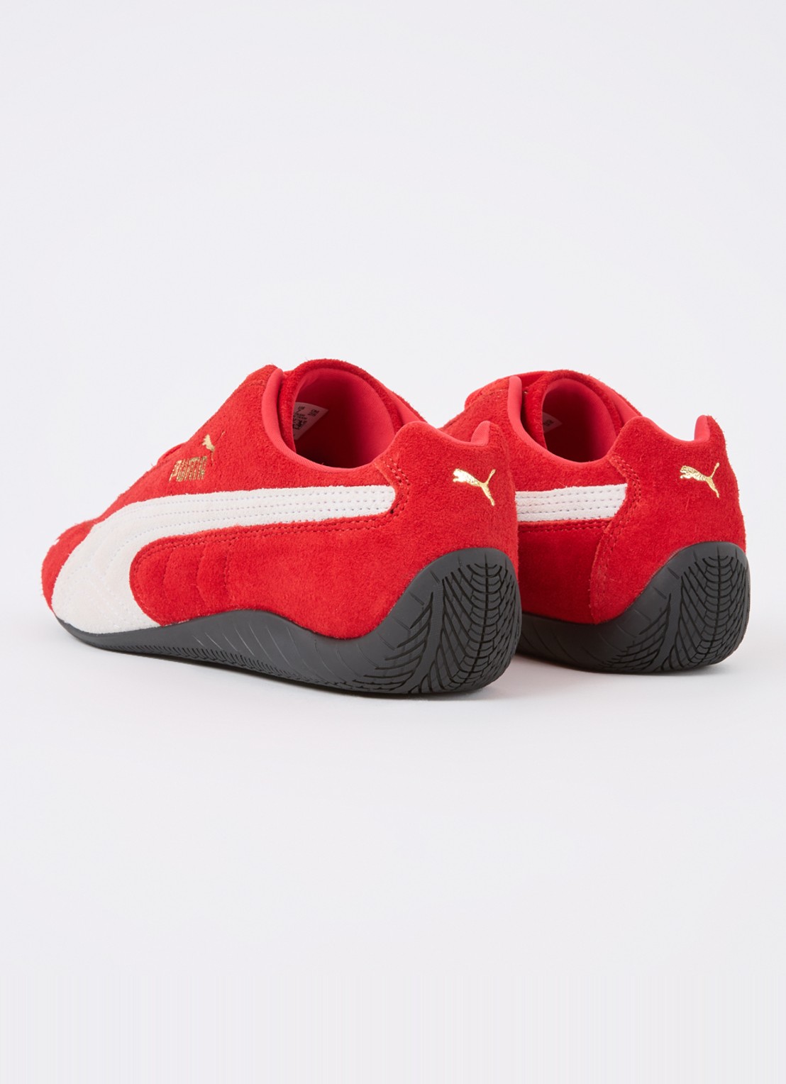 Puma Speedcat OG sneaker van suède - achterkant rood