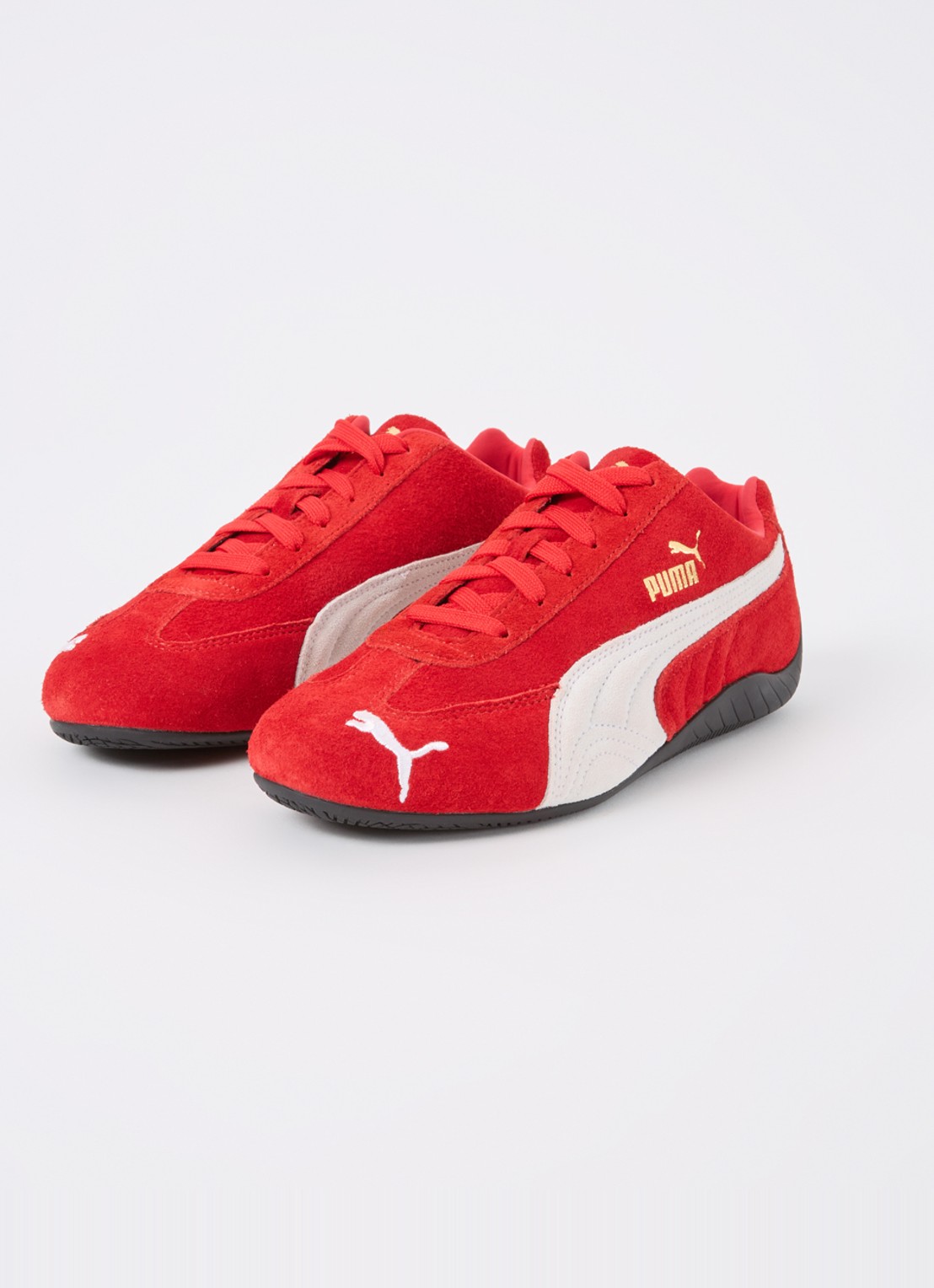 Puma Speedcat OG sneaker van suède - detail 2 rood