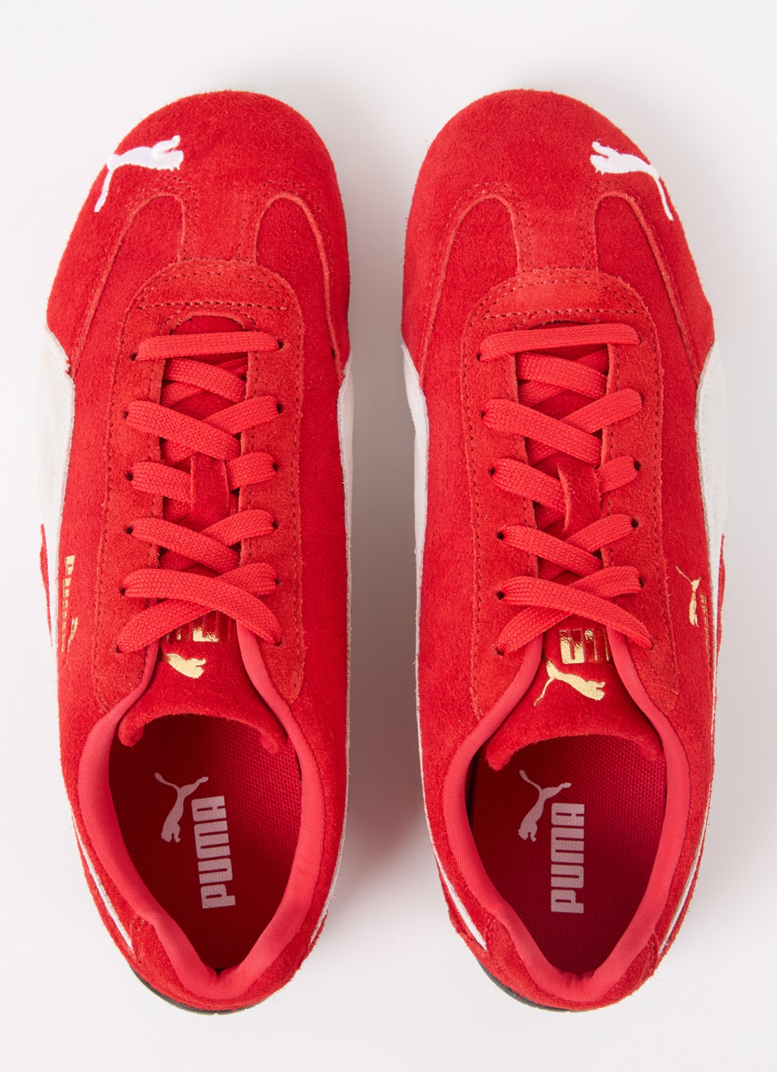 Puma Speedcat OG sneaker van suède - detail 3 rood