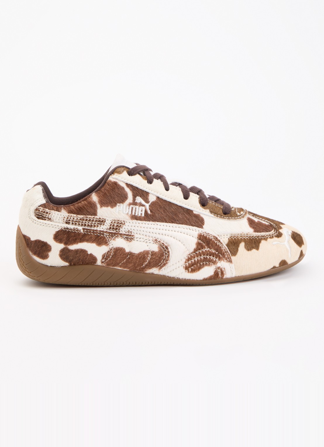 Puma Speedcat sneaker van koeienvacht - voorkant 5 bruin