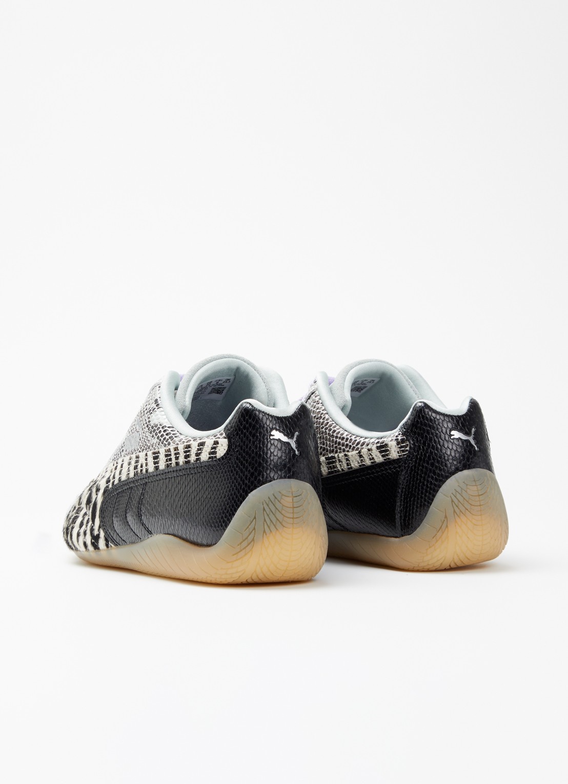 Puma Speedcat sneaker van leer met print - achterkant 2 multicolor