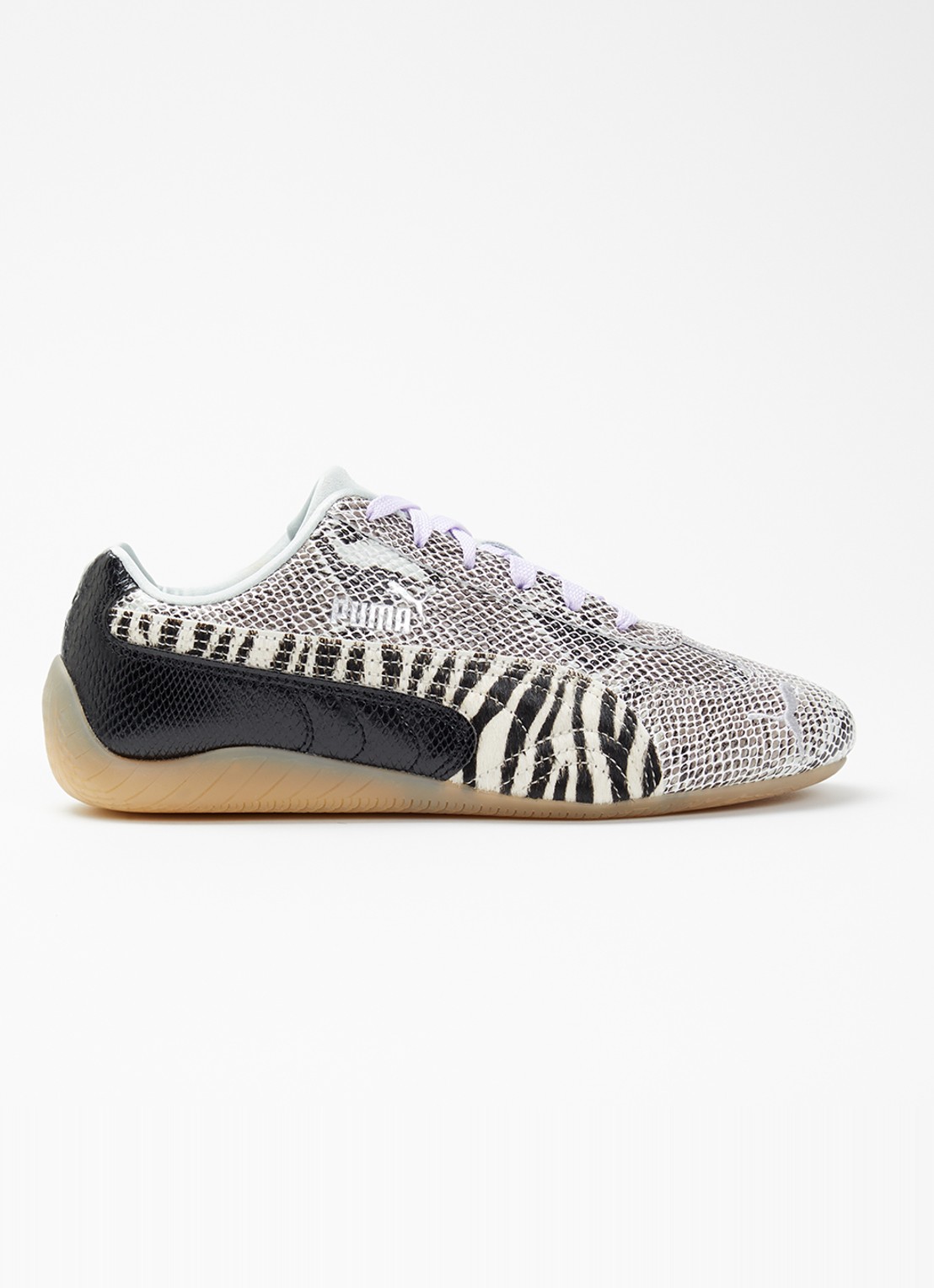 Puma Speedcat sneaker van leer met print - voorkant multicolor