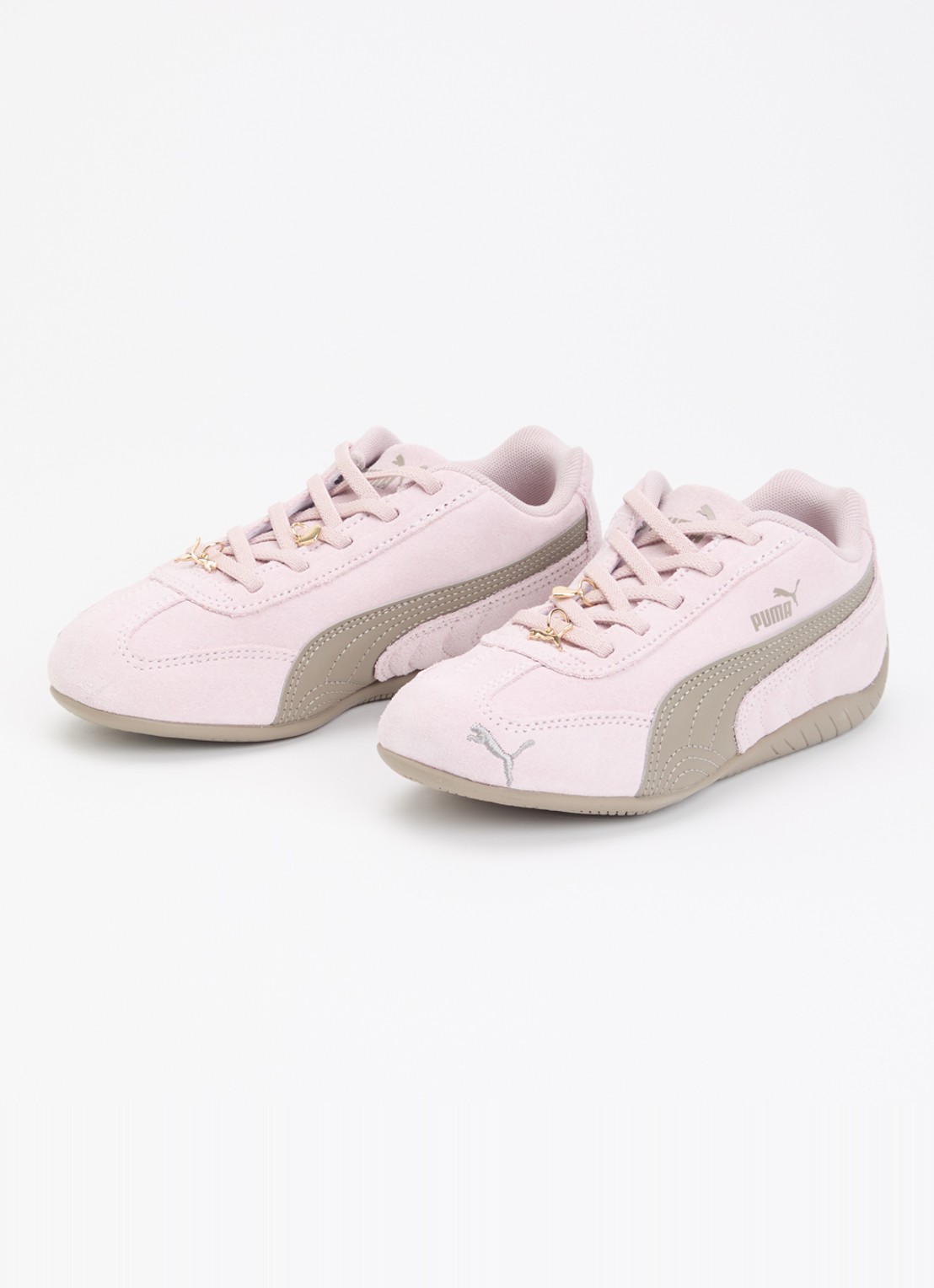 Puma Speedcat sneaker van suède - voorkant 3 oudroze