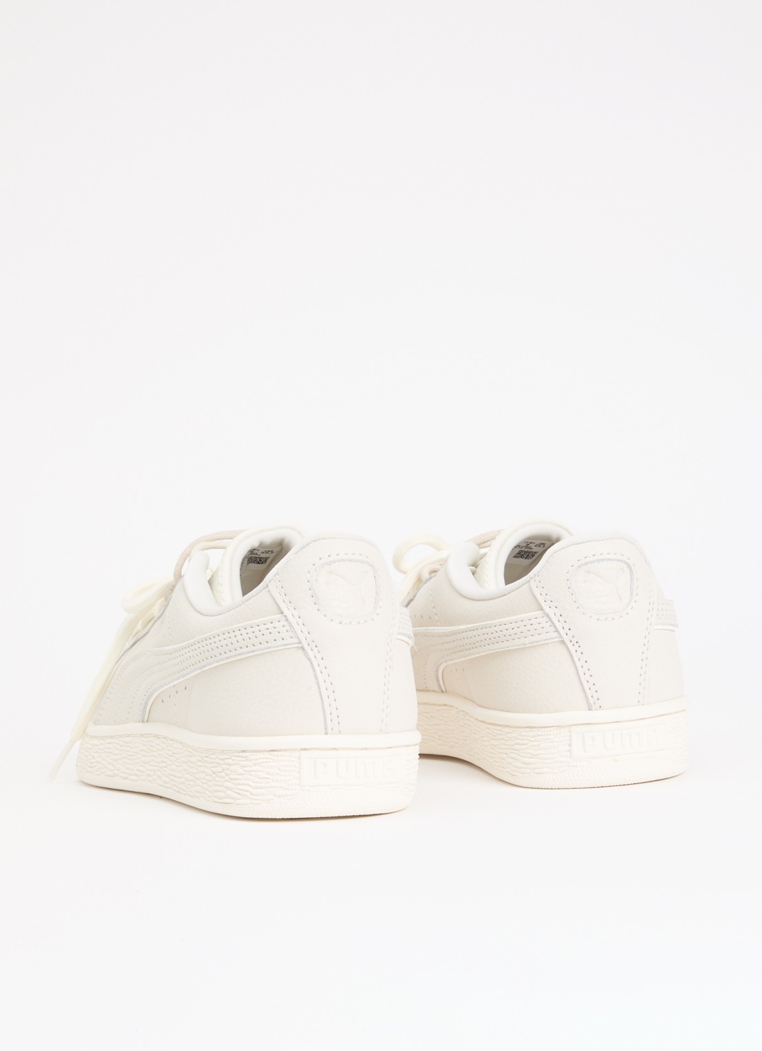 Puma Suede Bloom Dress-Up sneaker van leer - achterkant 5 lichtgrijs