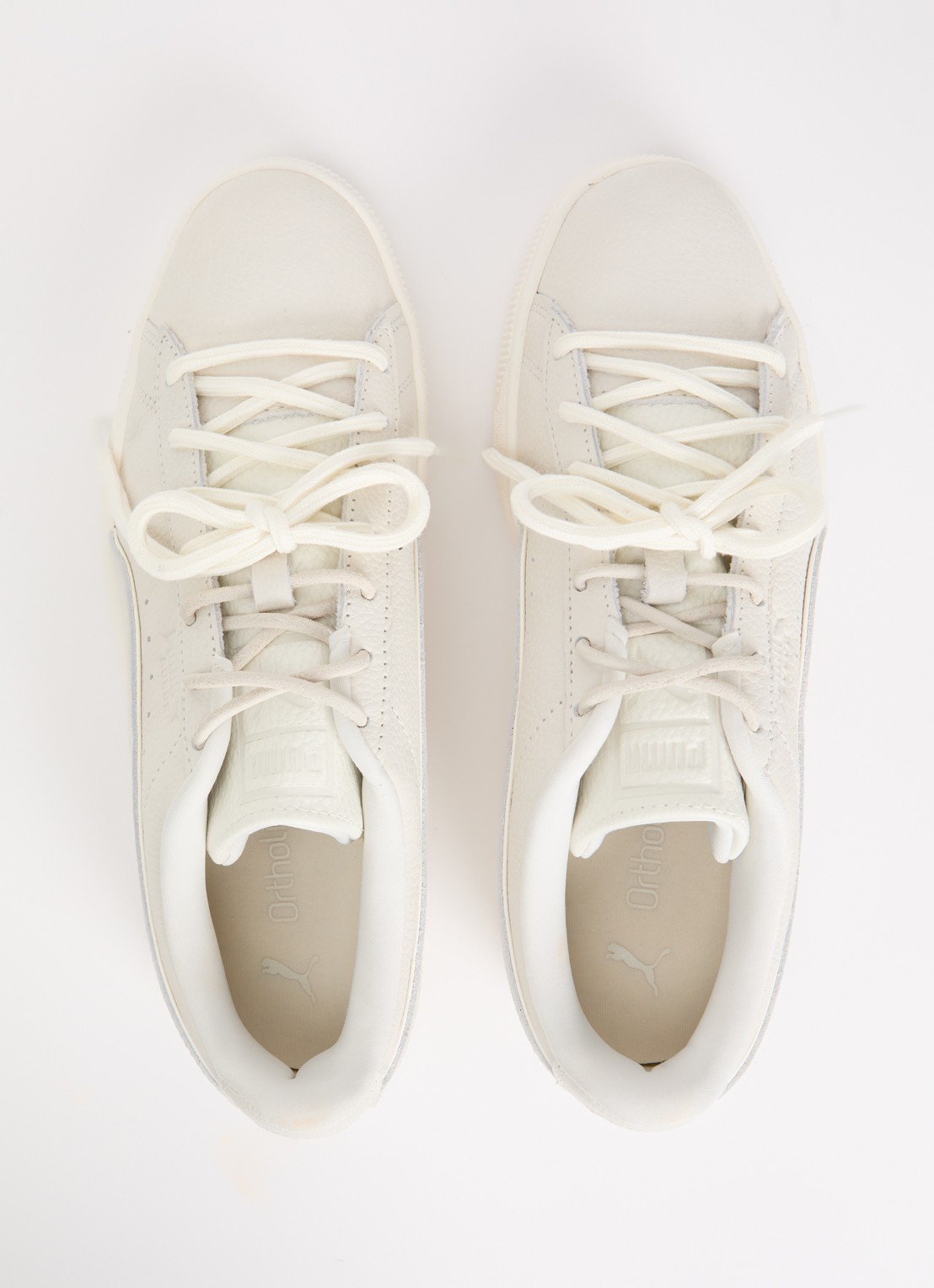 Puma Suede Bloom Dress-Up sneaker van leer - detail 2 lichtgrijs
