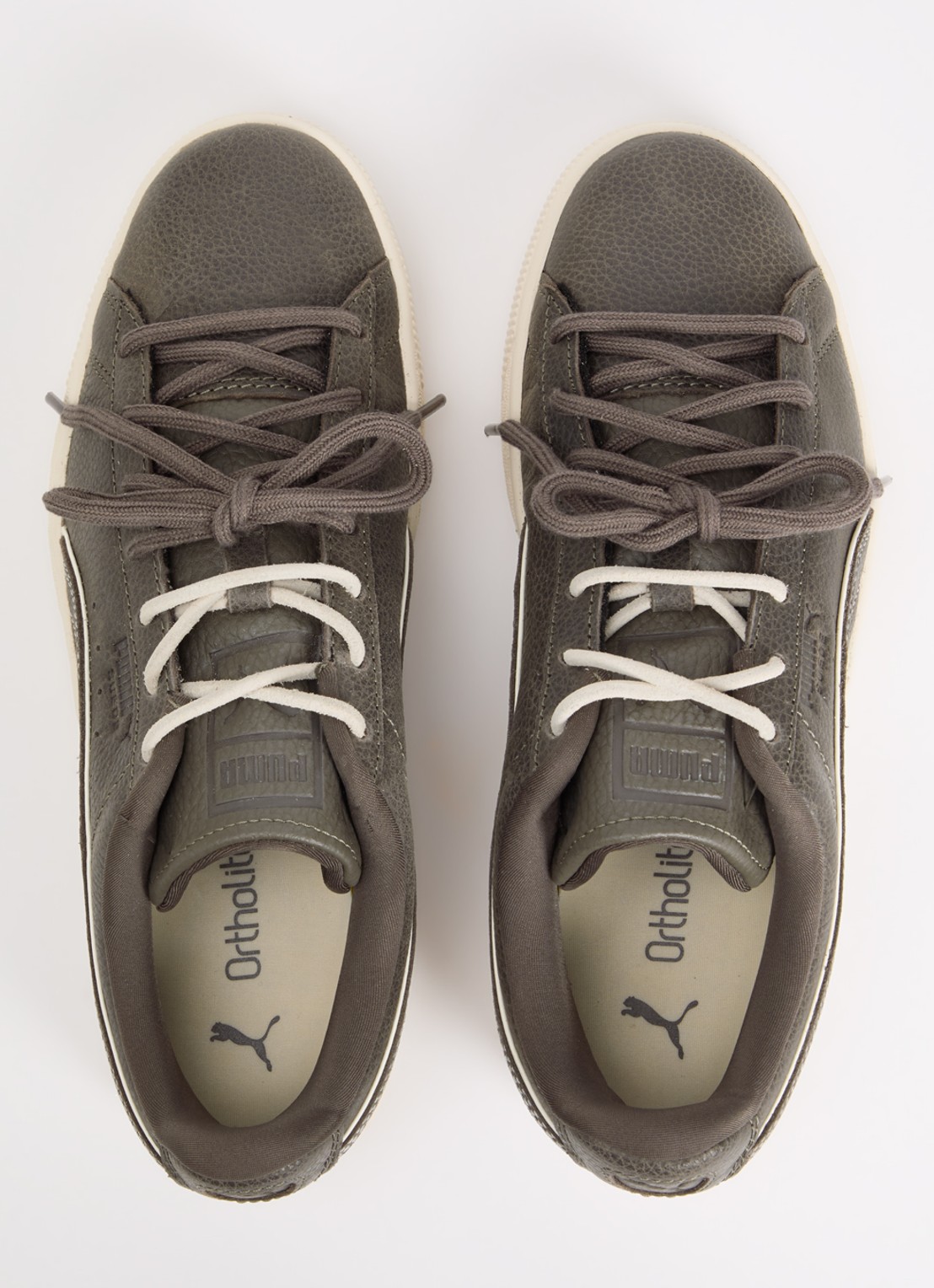 Puma Suede Bloom Dress-Up sneaker van leer - detail 4 grijs