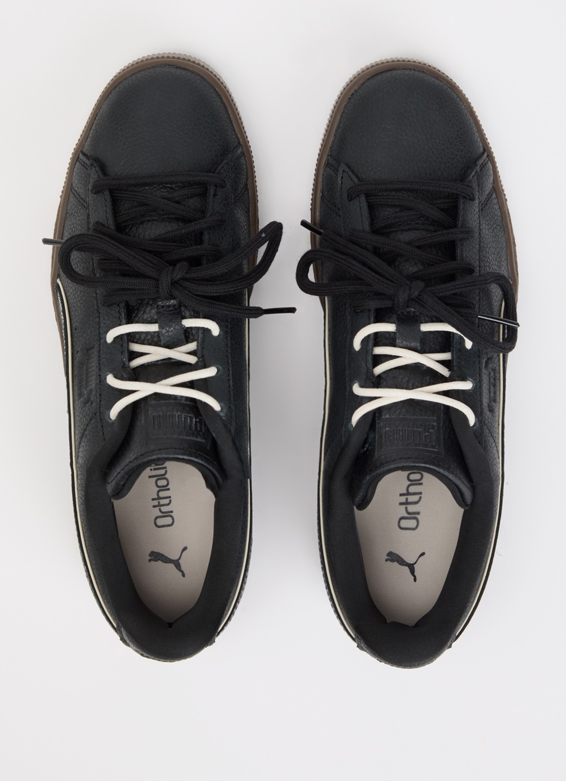 Puma Suede Bloom Dress-Up sneaker van leer - detail 4 zwart