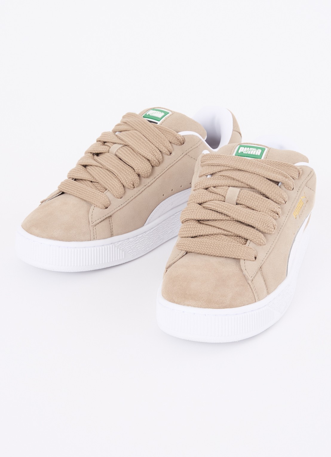 Puma Suède XL sneaker van suède - detail beige