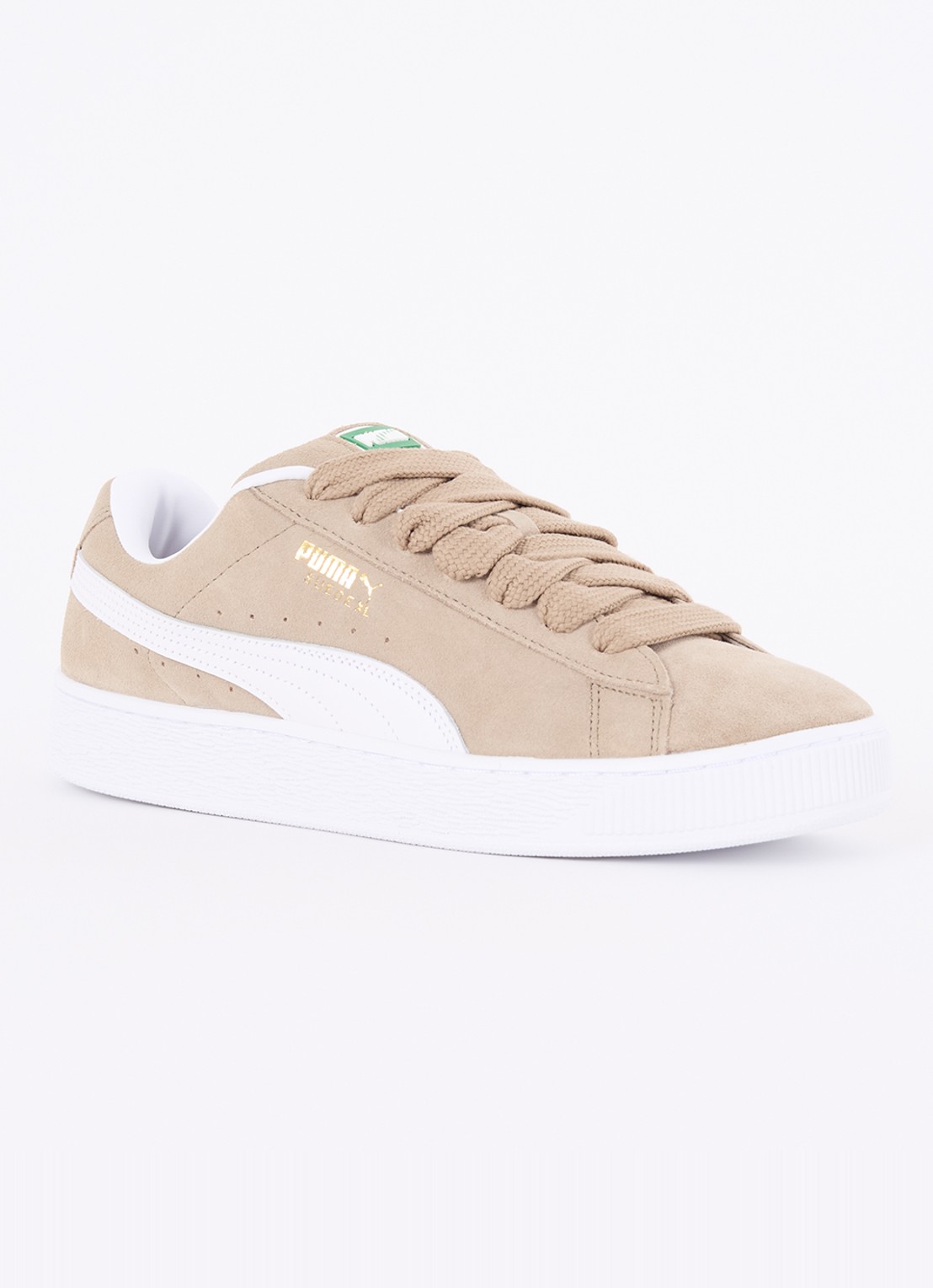 Puma Suède XL sneaker van suède - voorkant 4 beige