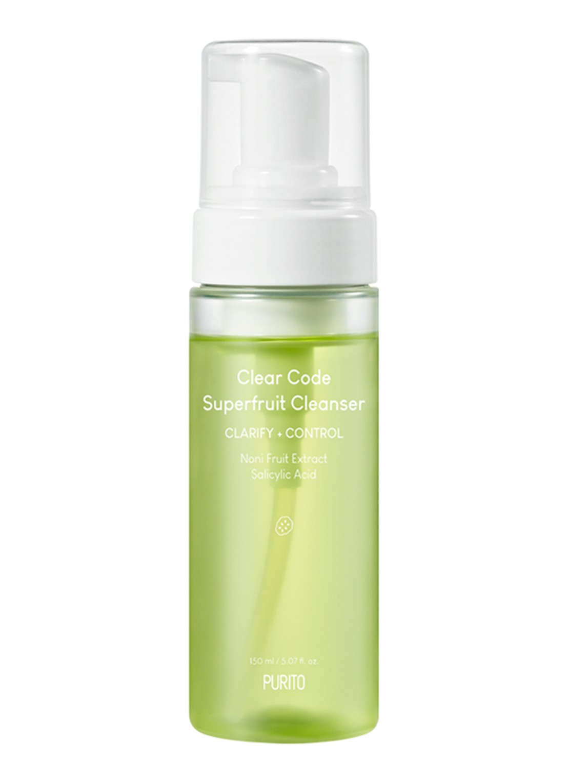 Purito Clear Code Superfruit Cleanser - reinigingsschuim - voorkant 5 undefined