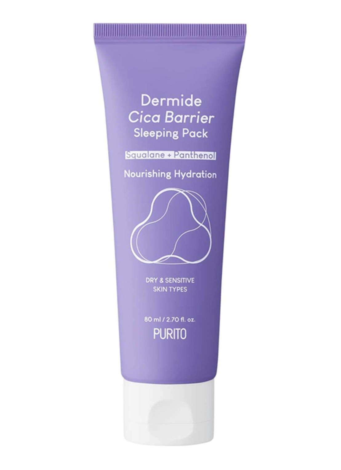 Purito Dermide Cica Barrier Sleeping Pack - nachtmasker  - voorkant undefined