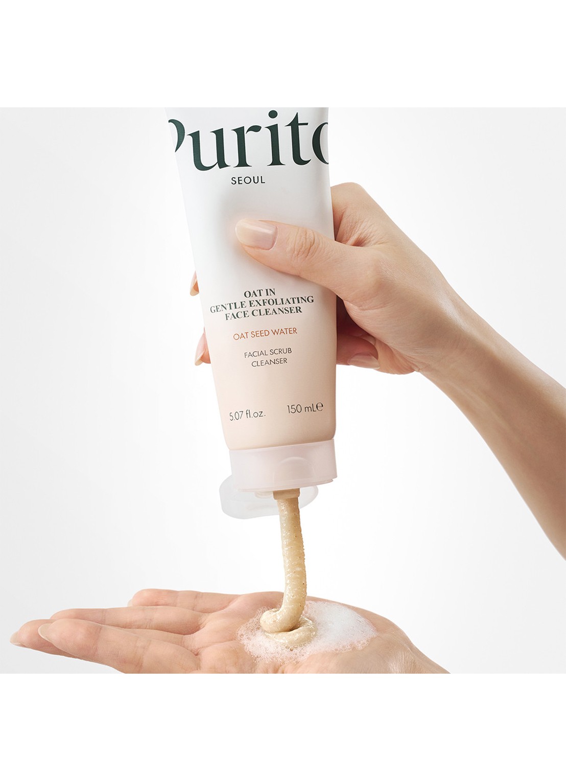 Purito Oat In Gentle Exfoliating Face Cleanser - reinigingscrème - voorkant 2 undefined