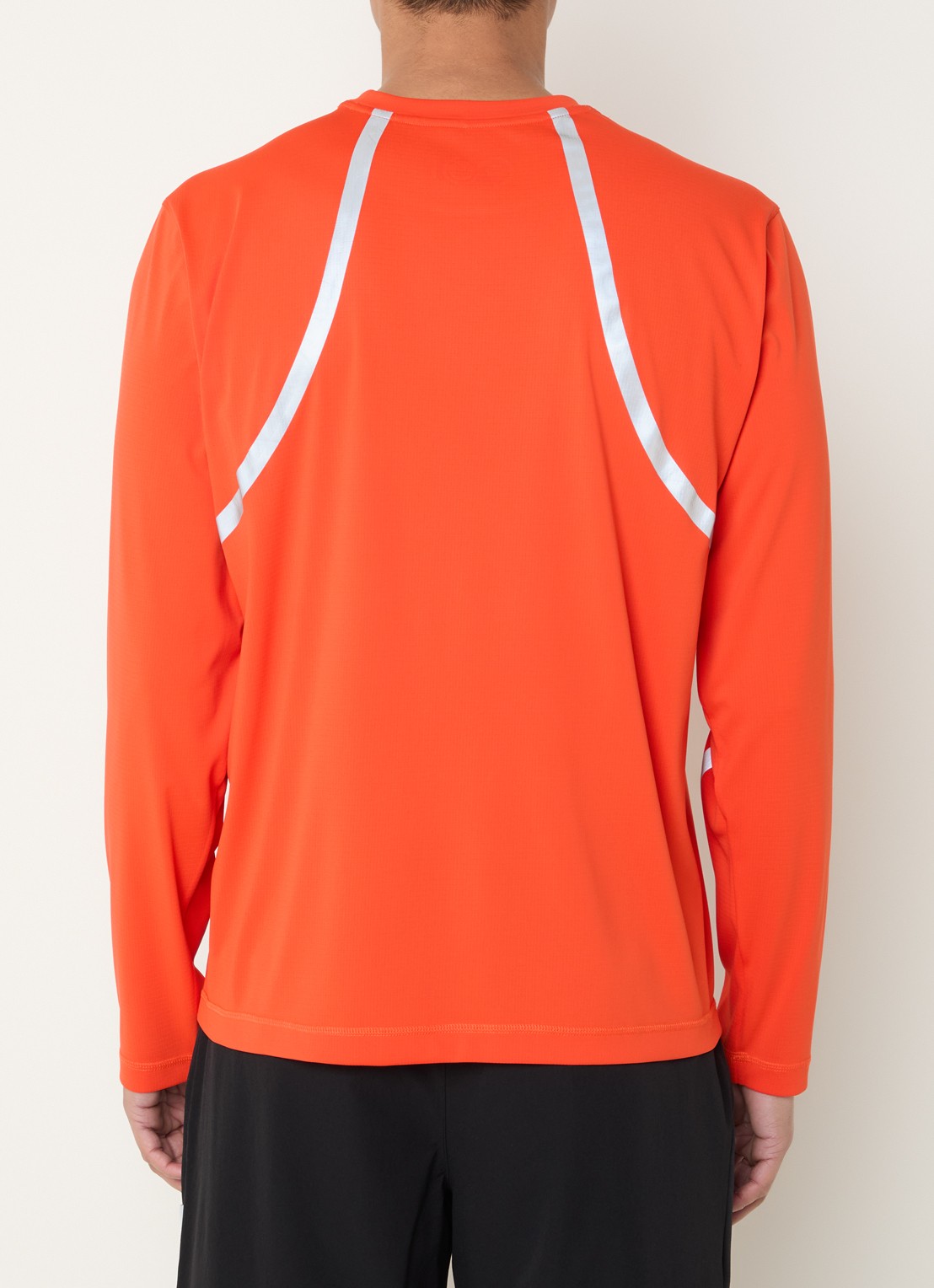 Purple Mountain Observatory Longsleeve met logo - achterkant 3 oranje