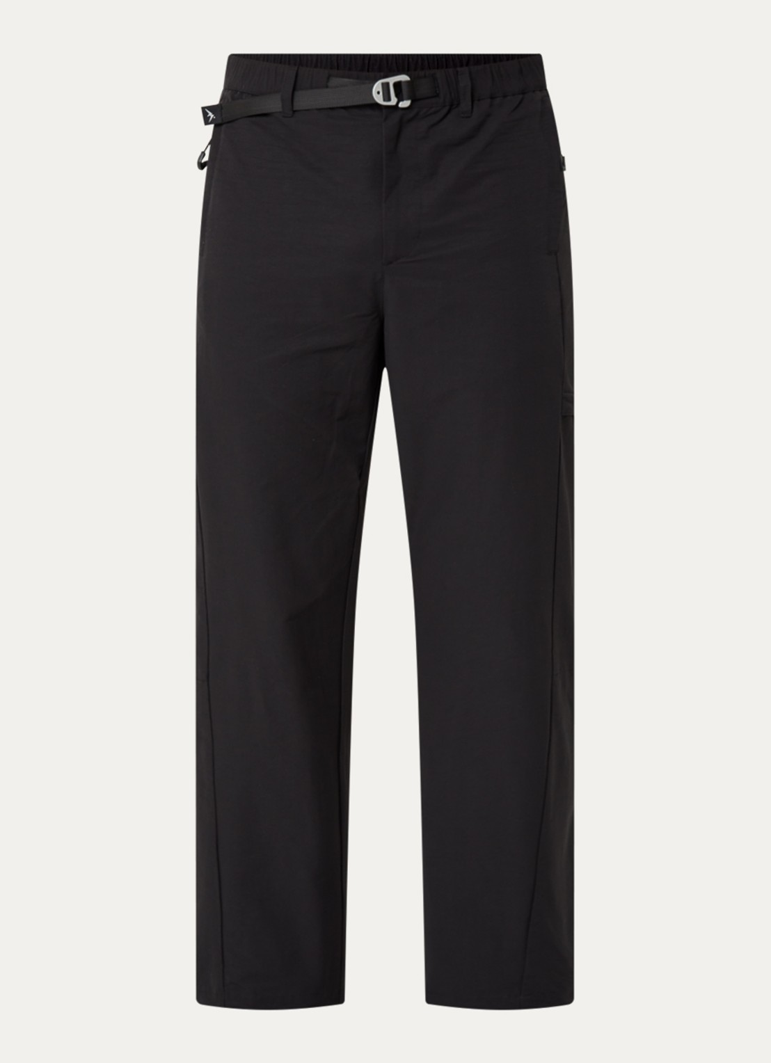 Purple Mountain Observatory Mogul tapered fit broek met ritszakken - voorkant zwart