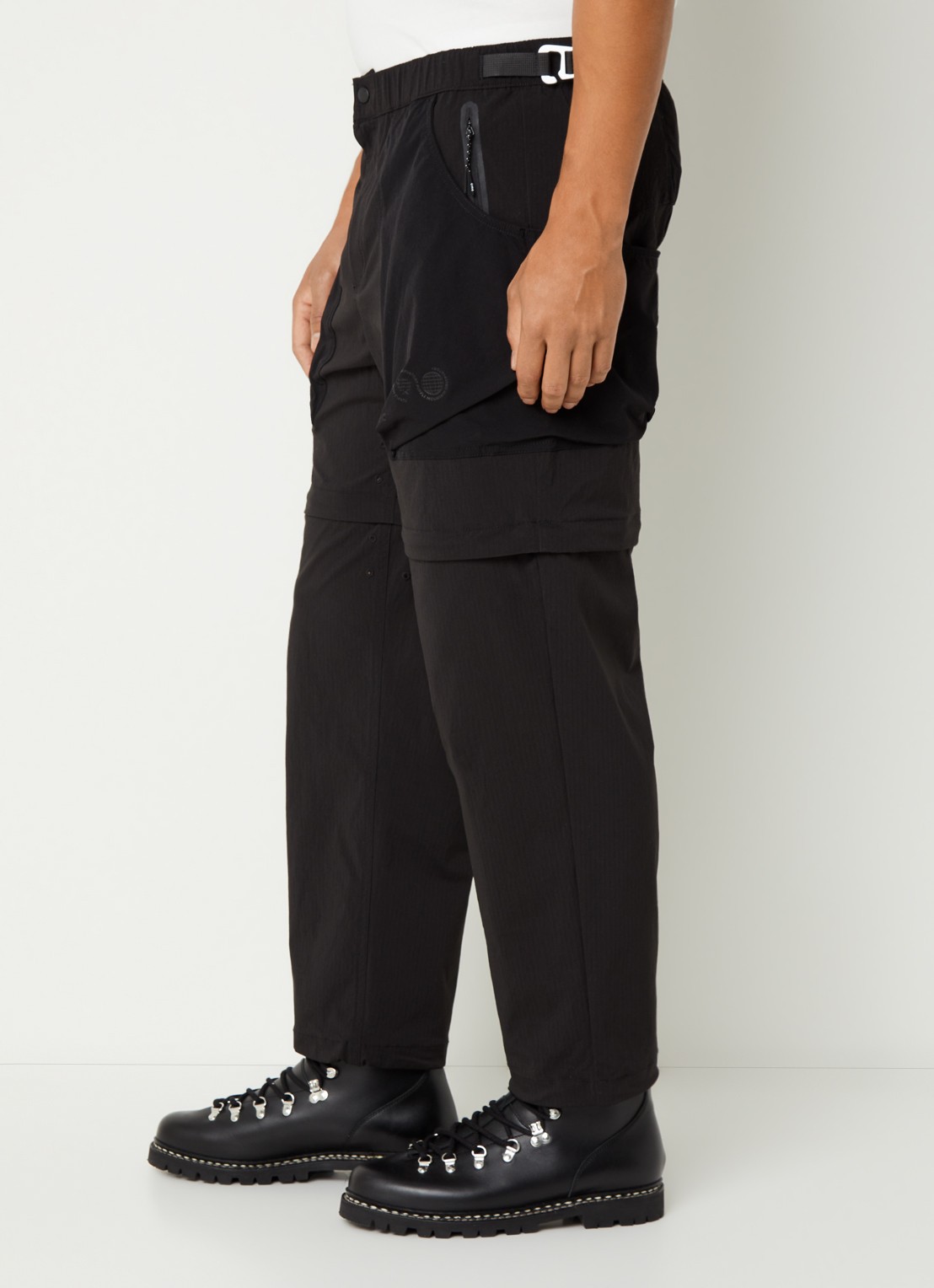 Purple Mountain Observatory Procyon tapered fit cargobroek met ritszakken - detail 2 zwart