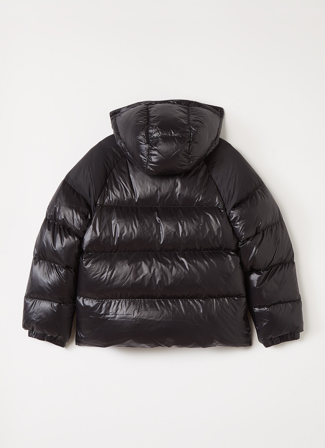 PYRENEX Sten puffer jack met donsvulling en logo - achterkant 3 zwart
