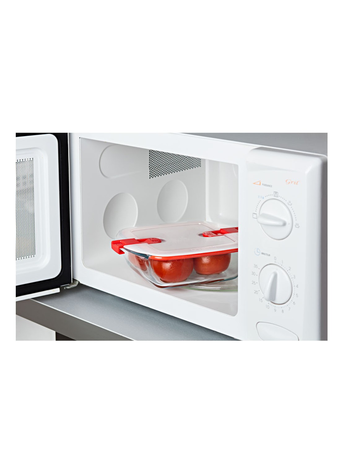 Pyrex Ovenschaal met deksel 27 cm - detail 4 transparant