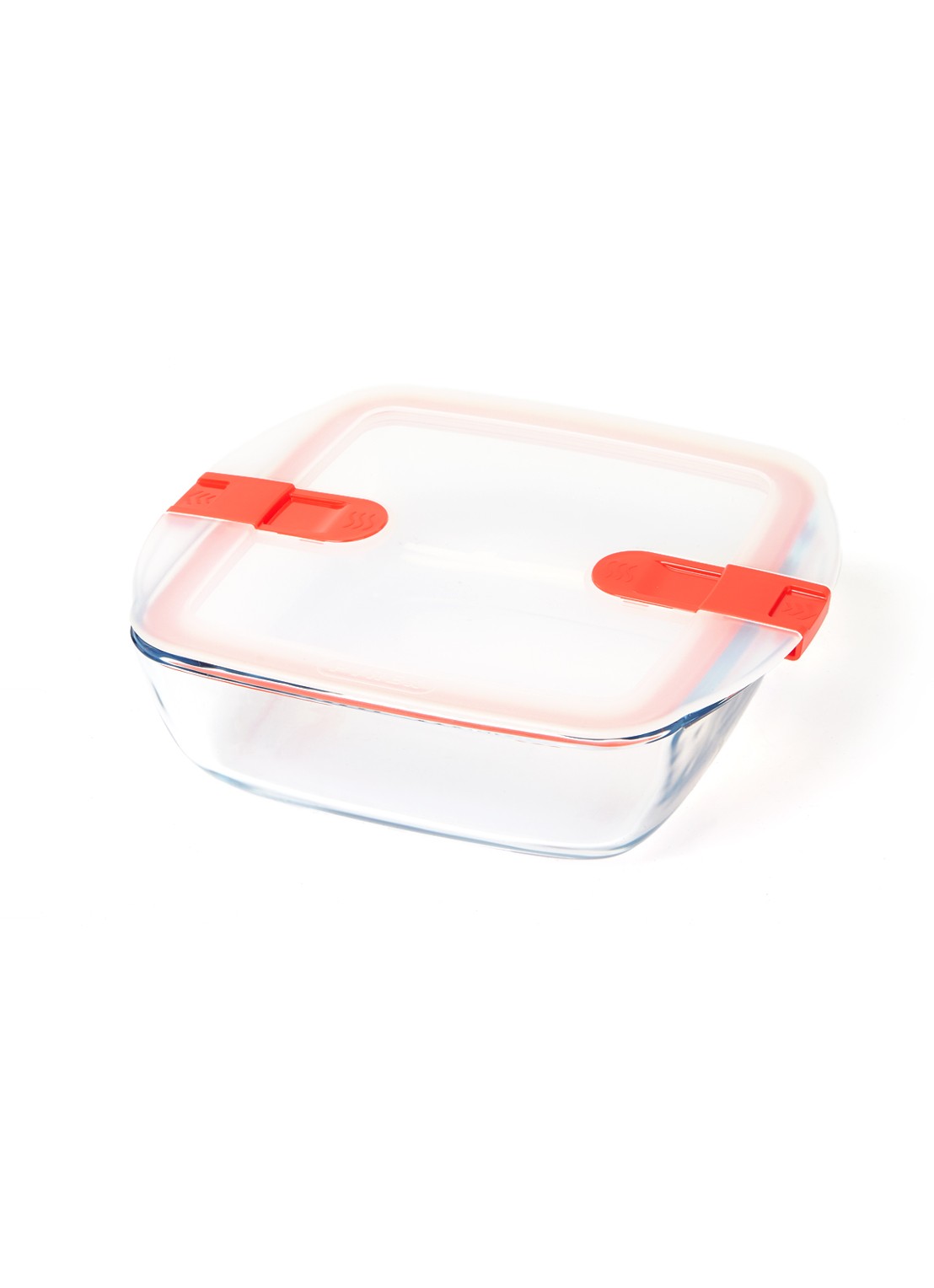 Pyrex Ovenschaal met deksel 27 cm - voorkant 6 transparant