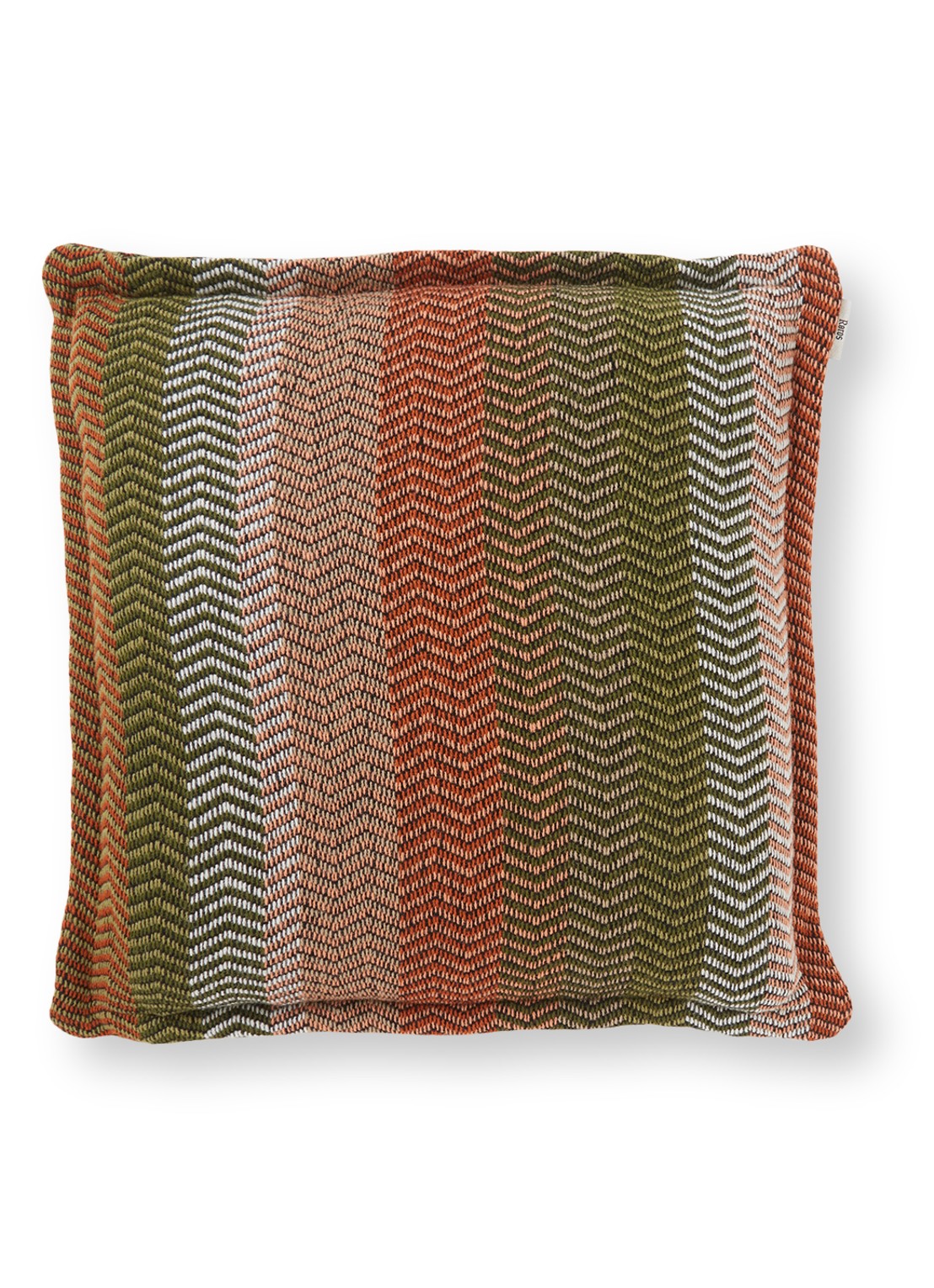 Røros Tweed Fri Harvest sierkussen 60 x 60 cm - voorkant groen
