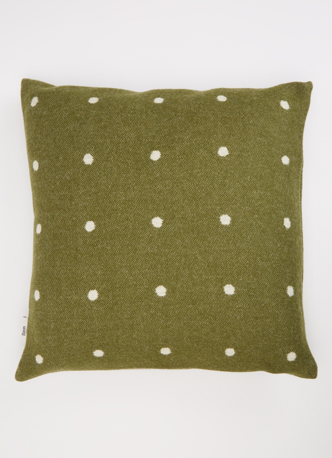 Røros Tweed Pastille sierkussen 50 x 50 cm   - detail groen