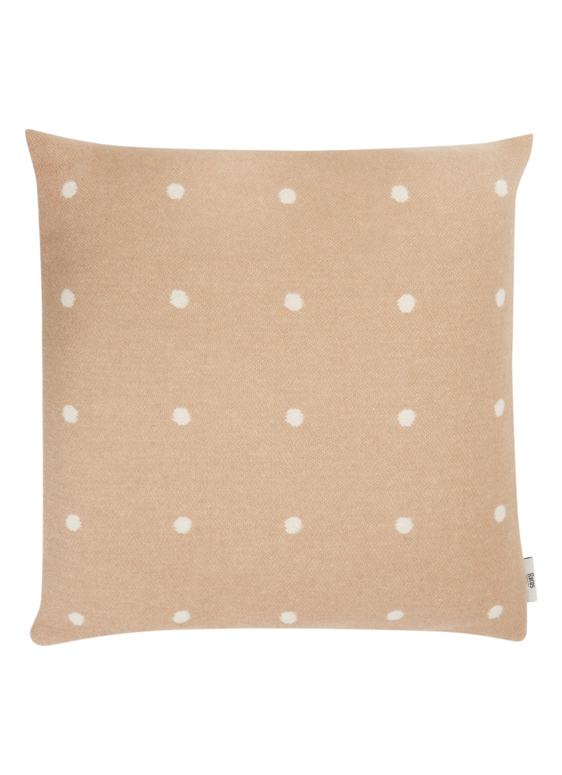 Røros Tweed Pastille sierkussen 50 x 50 cm - voorkant beige