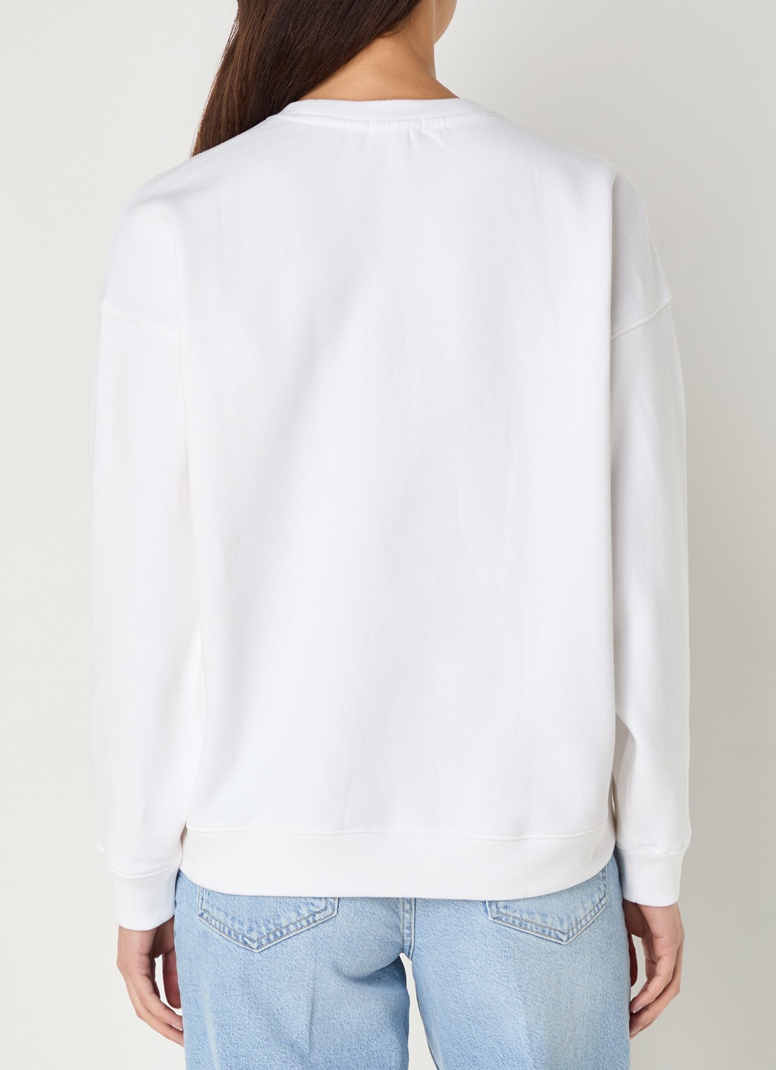 Rails Anniversary sweater met logoprint - achterkant wit